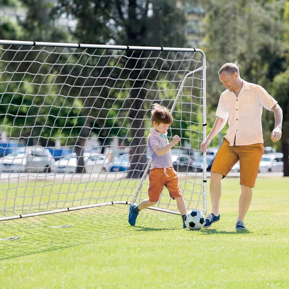 Filet de Football 1,8x1,2m/2,4x1,8m/3,6x1,8m /7,3x2,4m, Corde Polyéthylène 2/2.5/3mm - Filet de But Football, sans Cadre