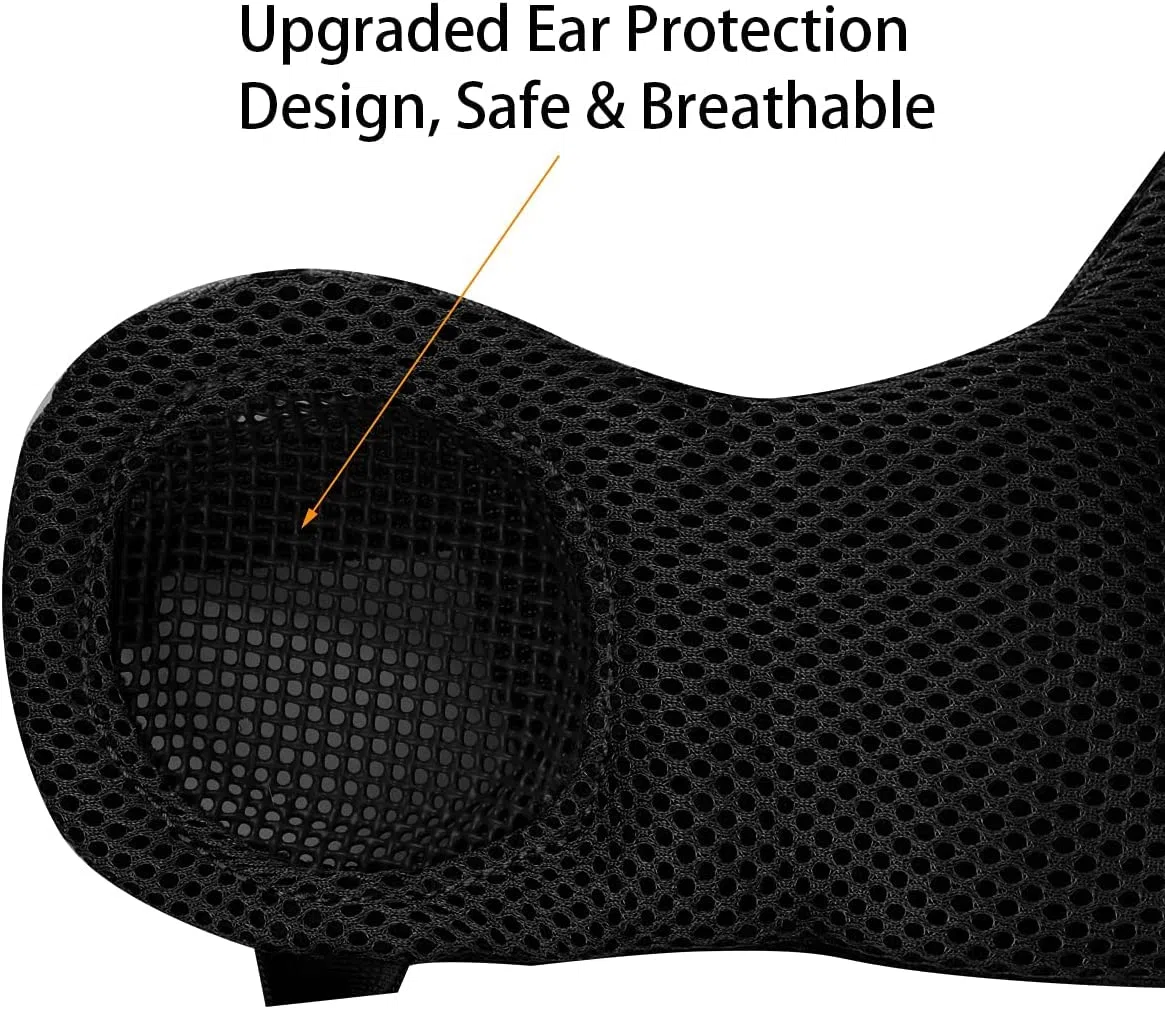 Masque pliable demi-visage Airsoft en maille, avec protection des oreilles, casquette de baseball réglable, pour CS/chasse/paintball/tir
