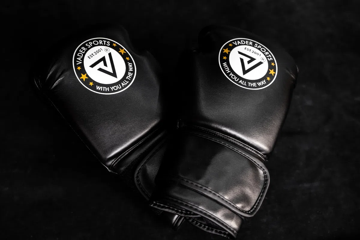 Ensemble de gants de boxe et pattes d'ours avec sac de transport en maille + corde à sauter et balle réflexe