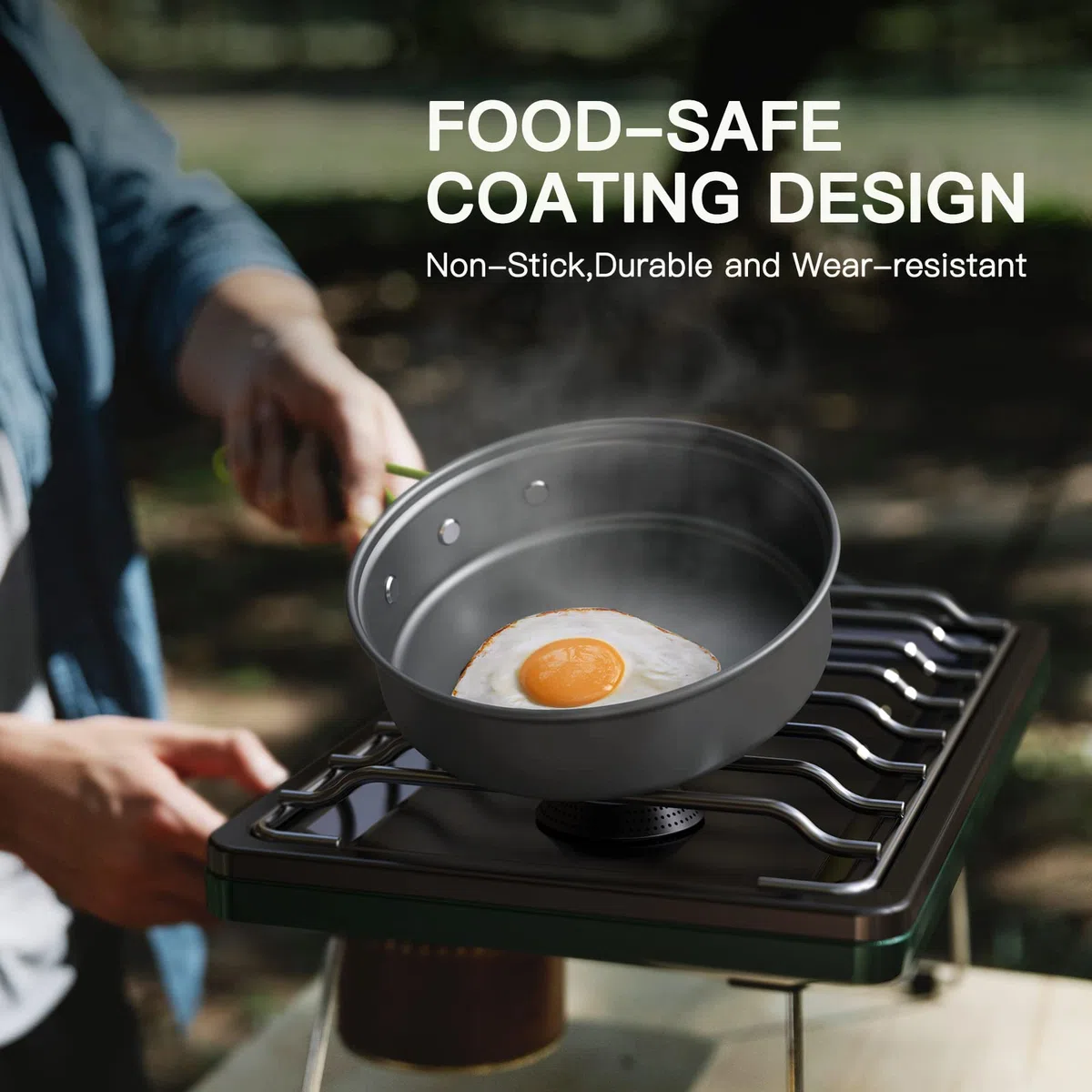 Lixada Camping Batterie de Cuisine Mess Ensemble Plein air Portable Pliant Bois Hot Pot Ensemble Bol cuillère Fourchette Outil coutellerie Ensemble 10/12/13 Pcs（Facultatif）