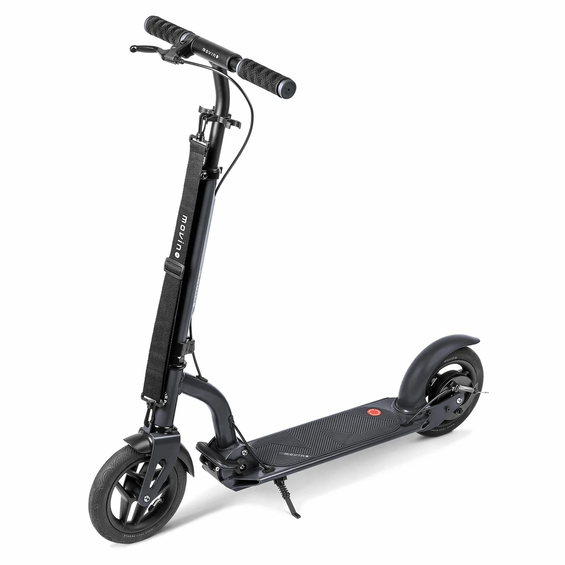 Movino Trottinette Adulte Pliable - Scooter pour Adolescents et Adultes - Large Plateforme Antidérapante - Grandes Roues - Guidon Réglable en Hauteur - Air