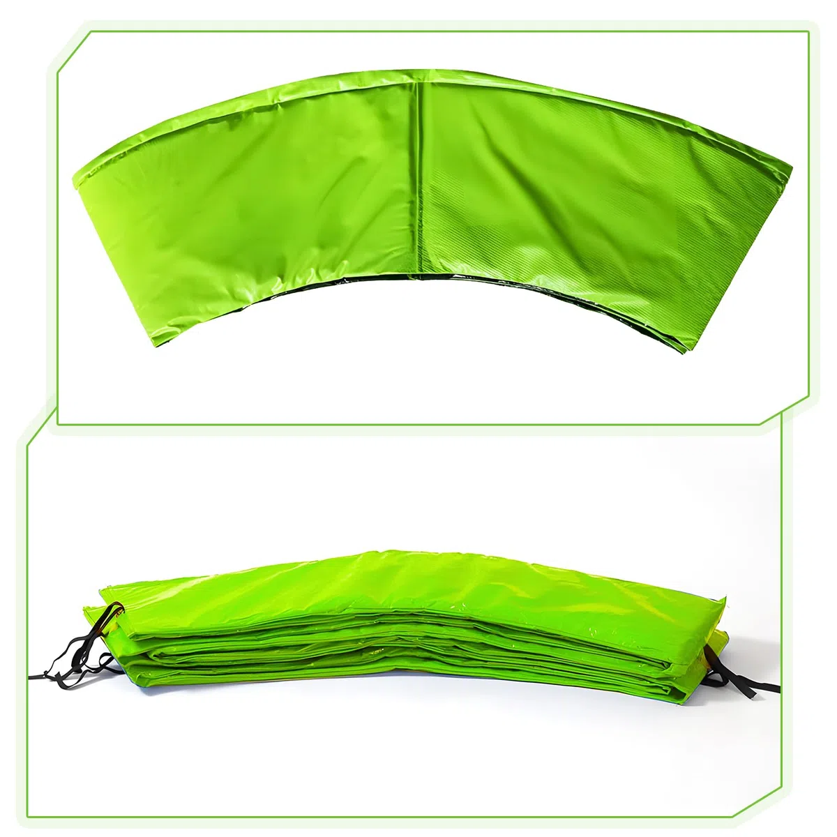 Housse de protection pour trampoline - Diamètre : 305 - 366 cm - Protection des ressorts - Protection des bords - Accessoire de trampoline