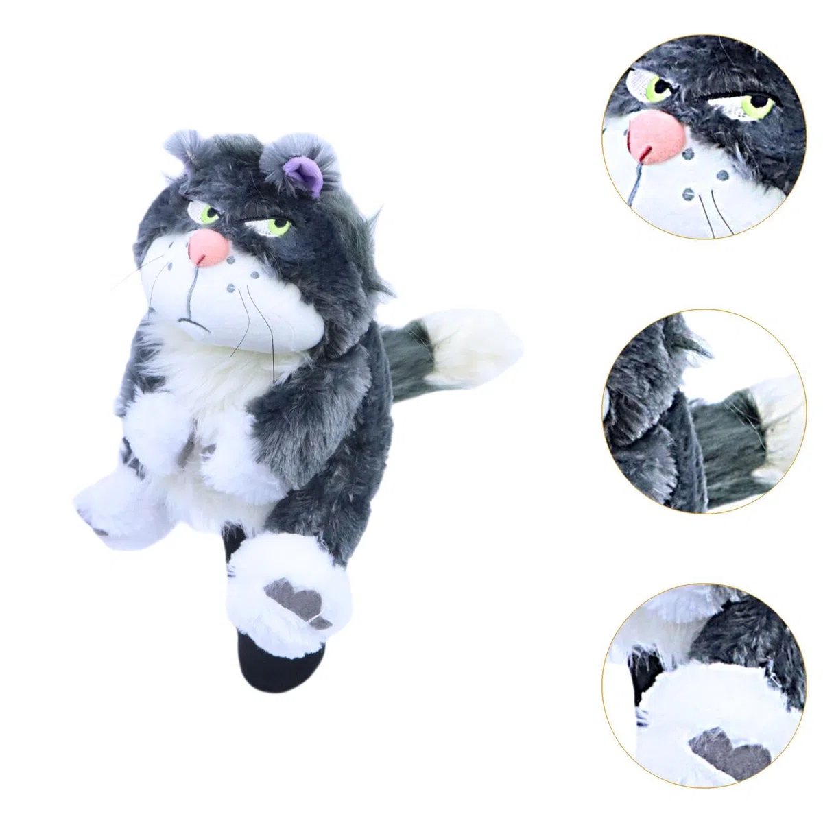 Couvre-Tête pour Club de Golf, Protection en Peluche Amusante, Couverture de Club de Golf, Animal en Peluche