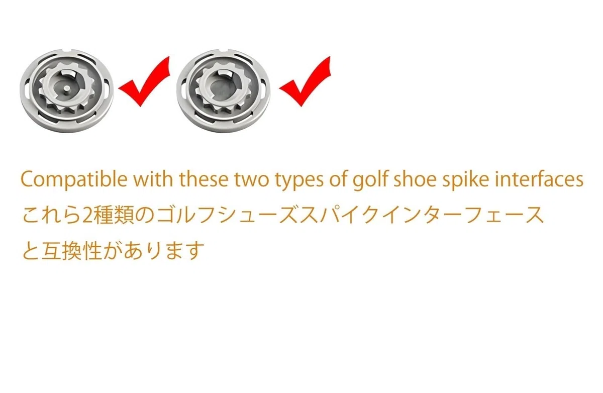 20 Pièces Crampon Golf avec Clé - Compatible avec Asics, Footjoy, Nike, Callaway, Puma, New Balance, Cuater, SQAIRZ, Murphy, Payntr, Under Armour, adidas Y Fast Twist 3.0 Systèmes