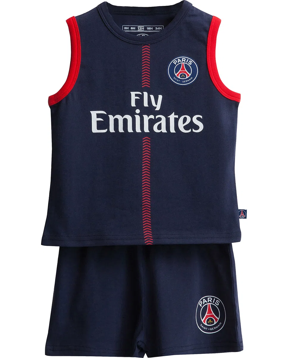 PSG Ensemble Débardeur + Short bébé Collection Officielle Paris Saint Germain