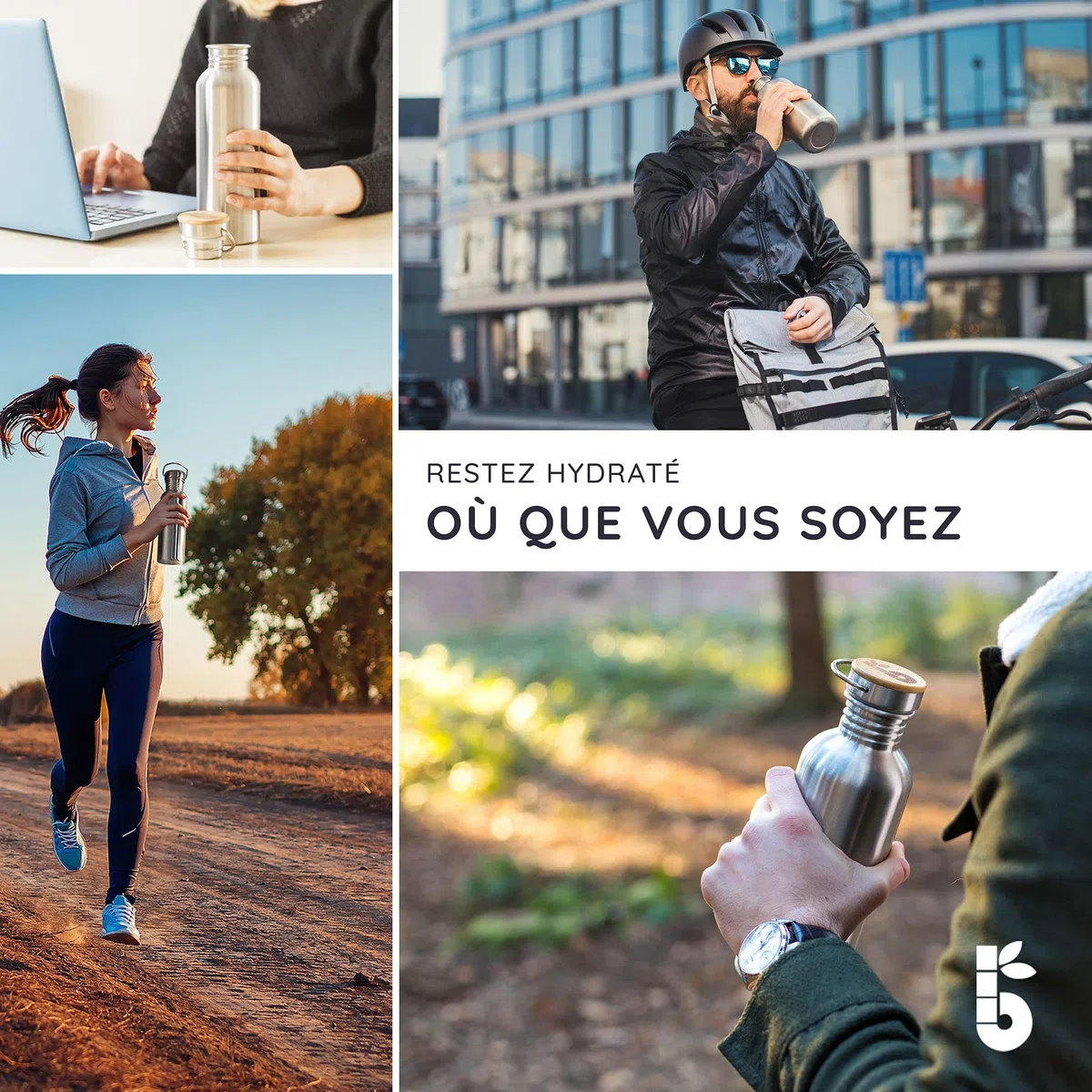 Gourde | Écologique | Inox | Sport | Sans BPA | Infusion Inox | Bambaw