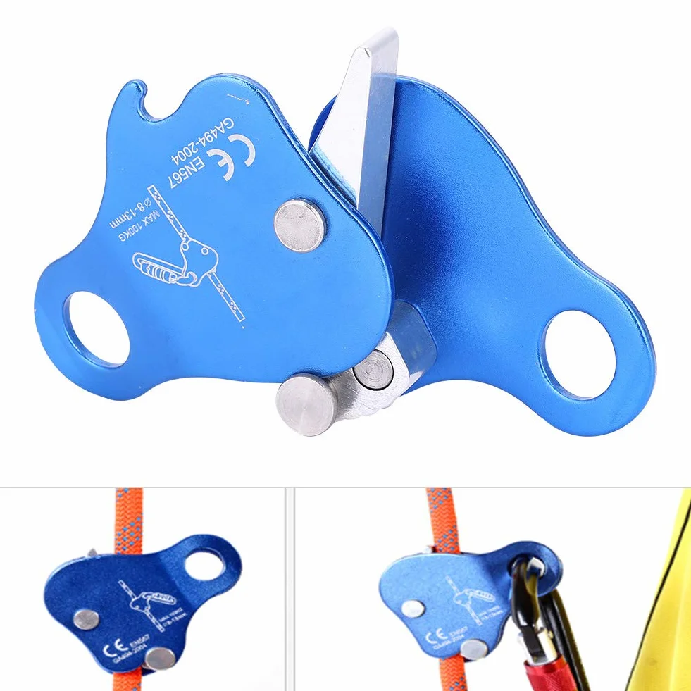 Alomejor Corde à Grimper Protecteur de Corde pour l'alpinisme Dispositif de Verrouillage Automatique de Corde de sécurité antichute de Protection