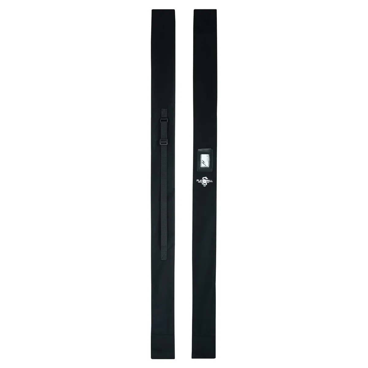 Playwell Étui de transport extra long en toile pour bâtons ou bâtons de lance pour arts martiaux Noir 205,7 cm