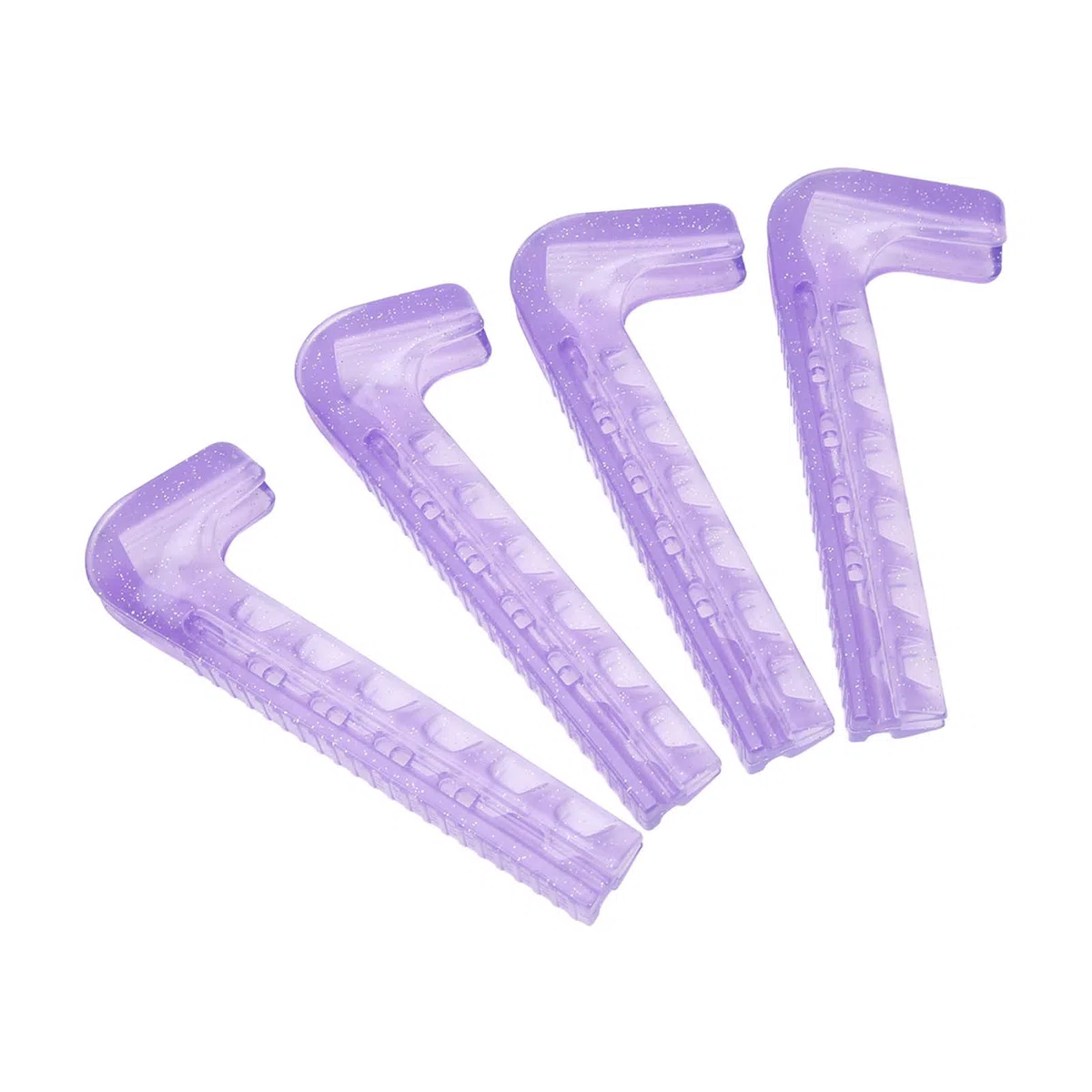 Protège-Patins, Protecteur de Lame de Patin à Glace en Silicone Facile à Utiliser pour Patins de Hockey(Violet)