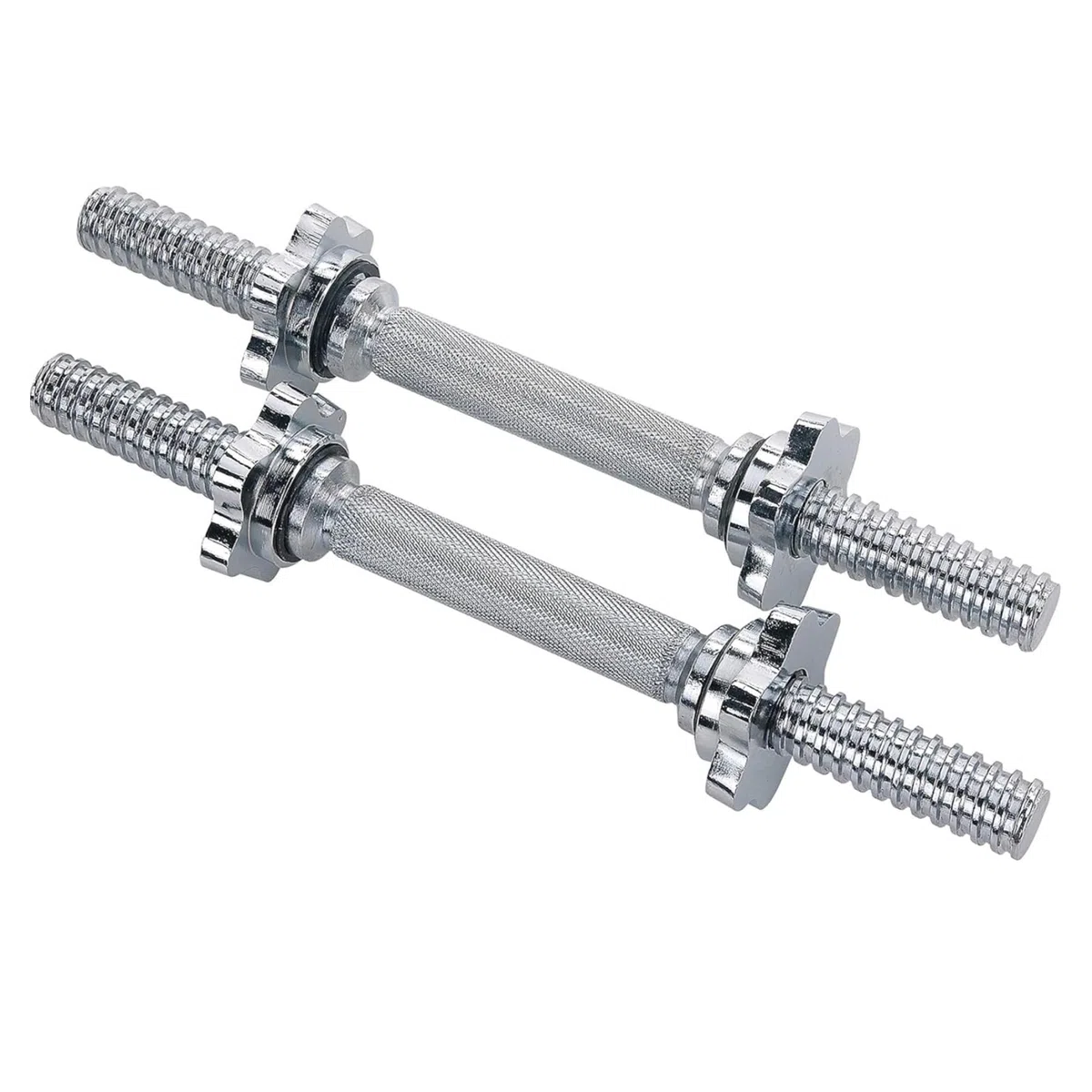 Sunny Health & Fitness Barre d’Haltère Filetée 36 cm, Barres Ajustables avec Colliers Étoile, Compatible avec Disques Standards de 25 mm – STDBH-14