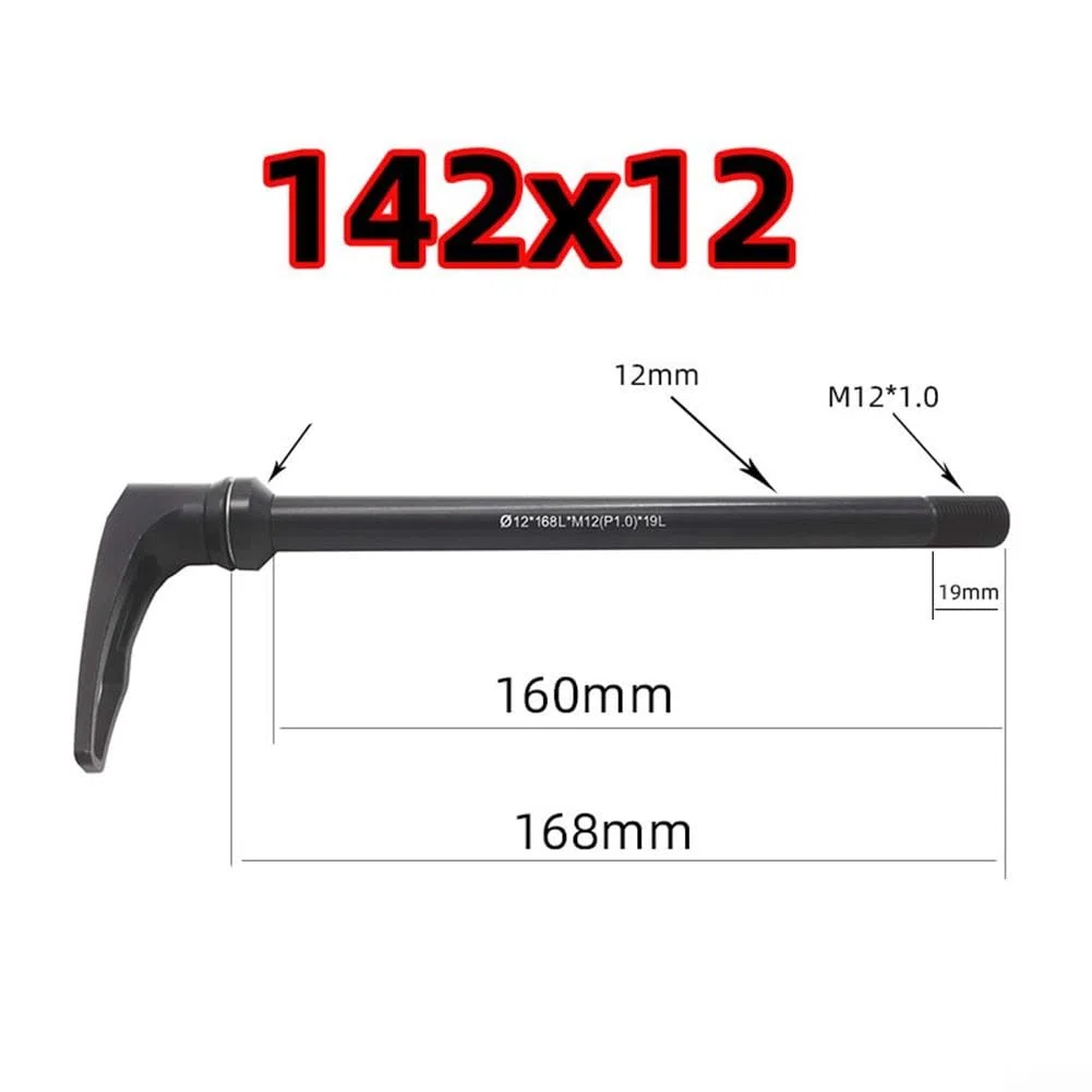 De Libération Rapide de Velo, Levier d'essieu traversant, axe de baquet à dégagement rapide pour vélo, moyeu de roue avant et arrière à dégagement rapide pour Boost BMC Cube pour S-Works (142x12 mm)