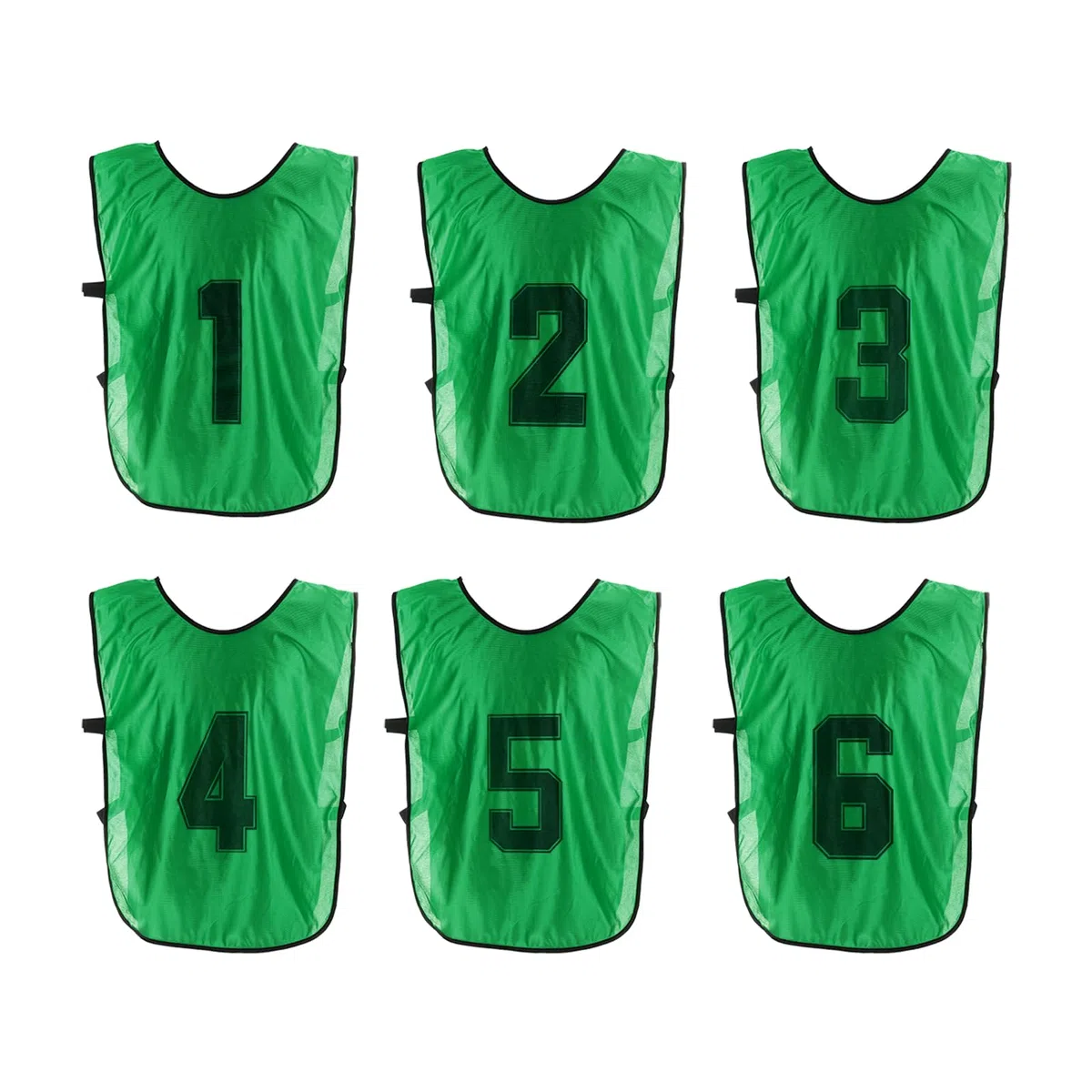 PATIKIL Gilet d'entraînement de football réversible numéroté pour entraînement de football