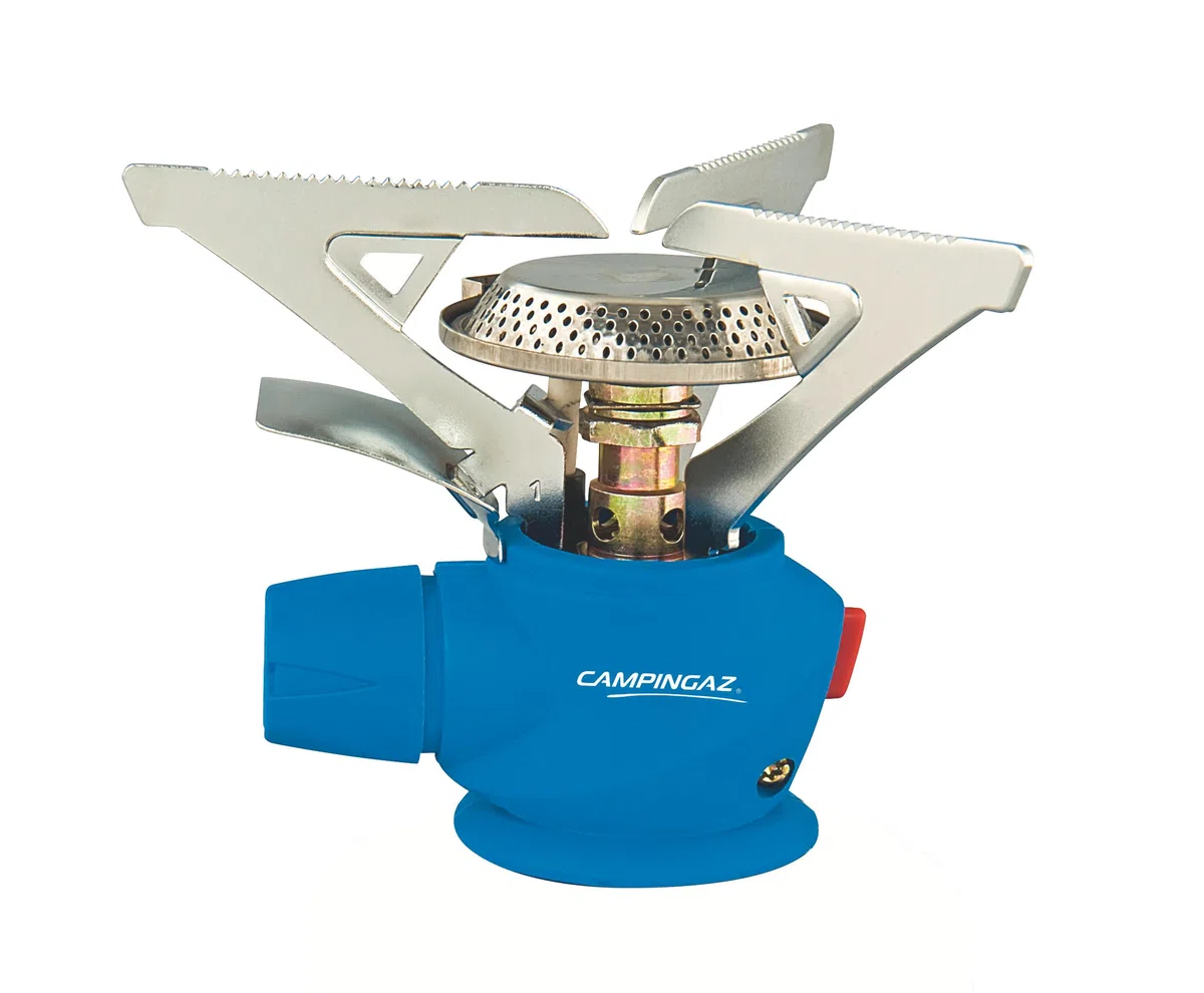 Campingaz Twister Plus PZ, Cuisinière à Gaz pour le Camping ou les Festivals, Manipulation Facile, Taille Unique, Bleu