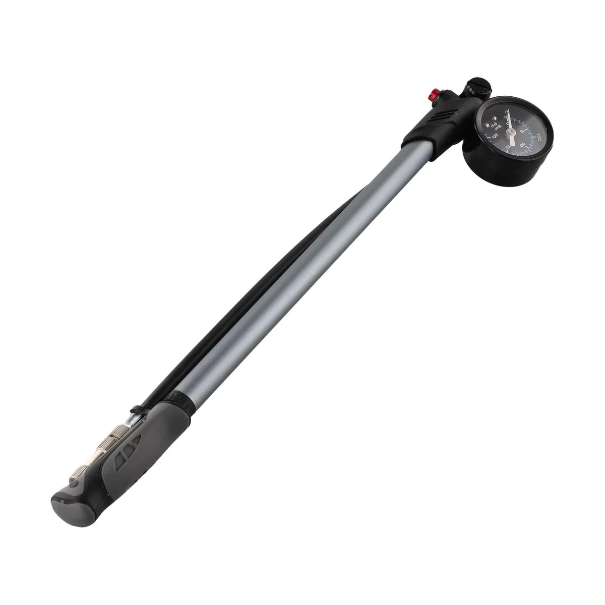 Pompe de choc haute pression pour fourche de vélo - Jauge visuelle 300 PSI en aluminium léger pour suspension pneumatique VTT (A)