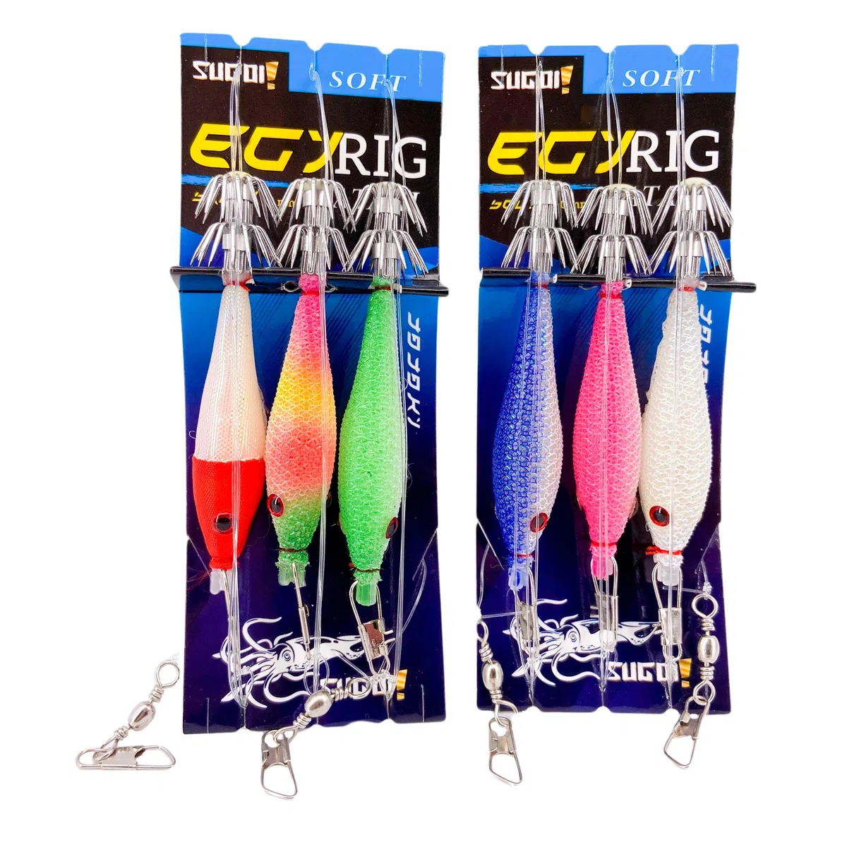 Combo 2 Soft Egi Rig-Tataki