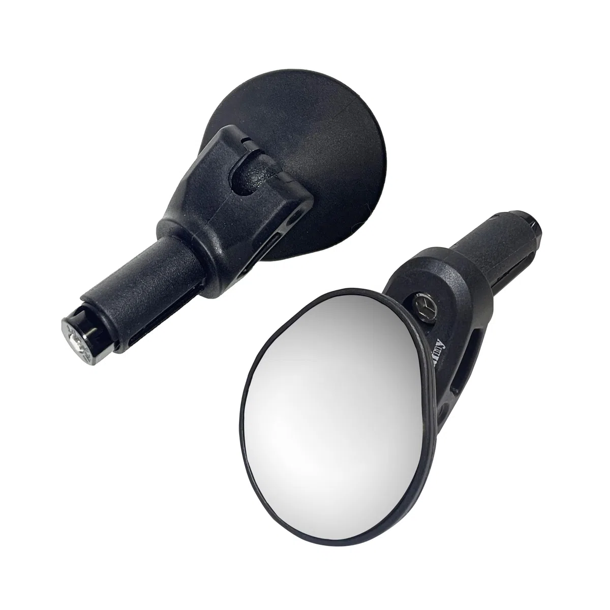 Hafny Road Bike Bar End Mirror, Convex Glass Mirror, HF-M956S-FR06… (Verre argenté)