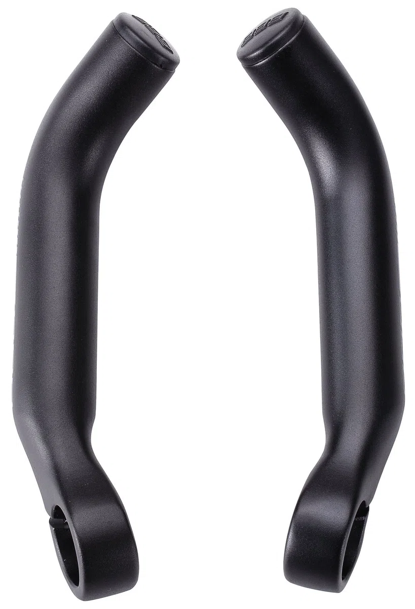 BBB Cycling Classic Bar Ends pour Une Prise Parfaite | Embouts de Guidon en Aluminium en Une Seule Pièce avec Design Courbé | 150mm | BBE-07