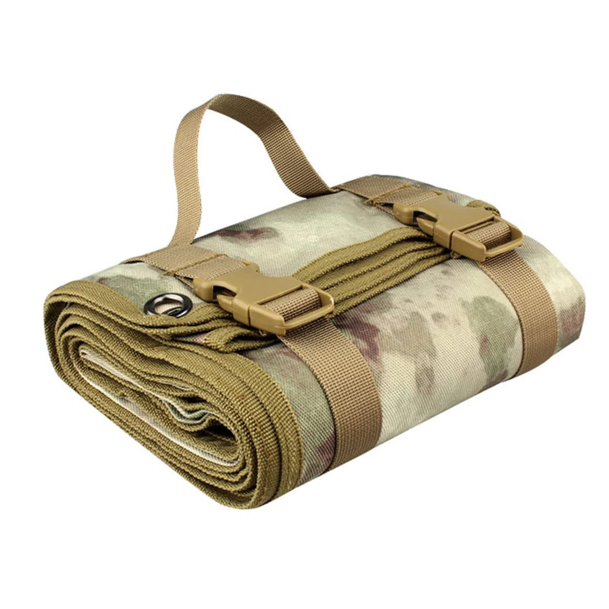 Tapis de Tir Tactique Tissu Oxford Enroulable léger et Tactique Portable Anti-dérapant Pliable Chasse Camping Accessoires pour Randonnée Camping Voyage