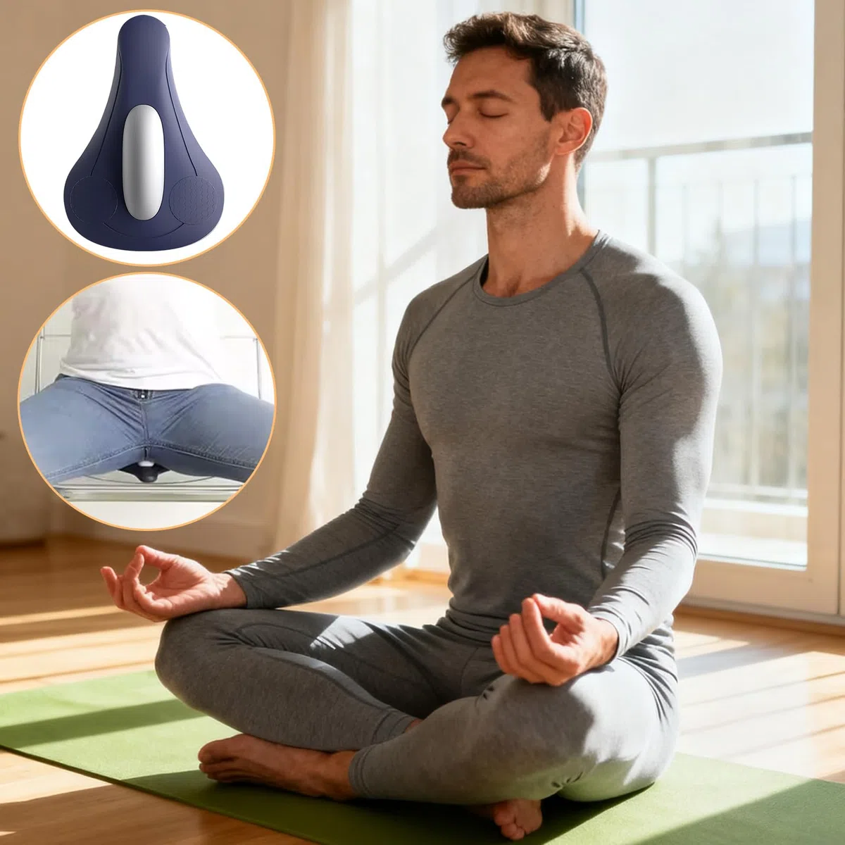 Entraîneur Des Muscles Du Plancher Pelvien - Appareil De Fitness Pour Hommes Rechargeable USB-C Avec 4 Modes De Vibration | Dispositif De Renforcement Du Plancher Pelvien - Pour Entraînement Fitness Y