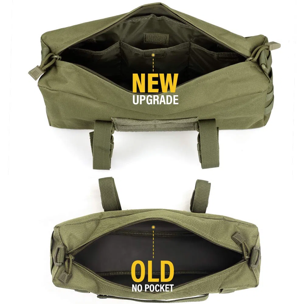 WYNEX Pochette Molle Tactique Pochette Supplémentaire de Sac à Dos Randonnée Poche Molle Latérale Verticale Pochette de Rangement Tactique Sac à Bandoulière Sacoche Militaire