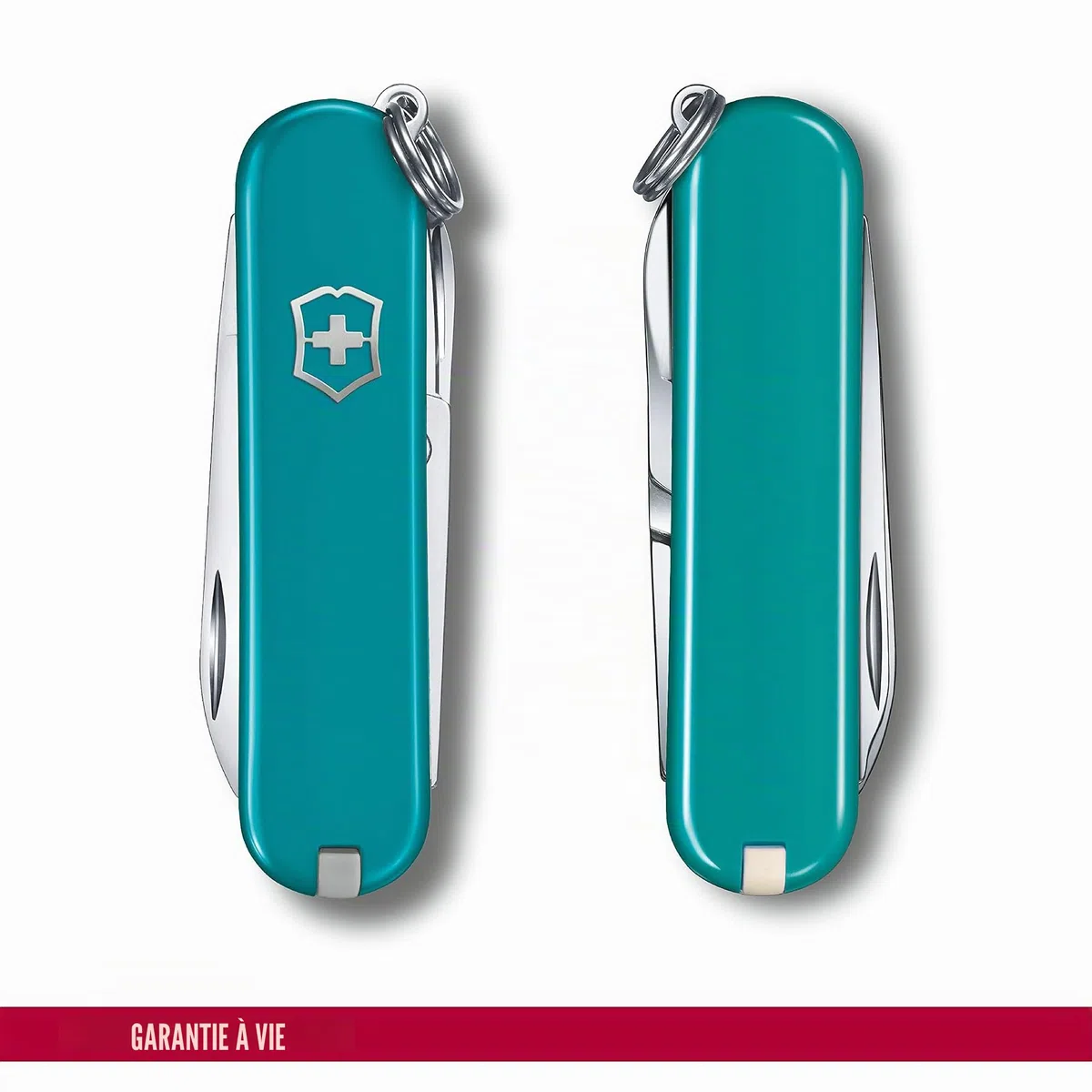 Victorinox, Classic SD, Couteau de Poche Suisse, Multifonction, Léger, 7 Fonctions, Petite lame, Lime à ongles, Tournevis 2,5 mm
