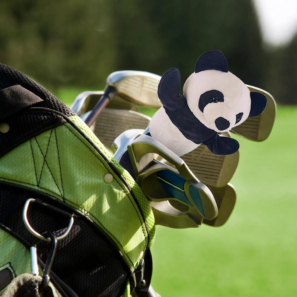 Housse Amusante pour Tête De Club De Golf – Peluche 40x5cm | Capuchon Doux pour Driver Ou Putter | Protecteur Poxur Bâton Animalier Style De Sac Et Utilisation Quotidienne sur Le Parcours
