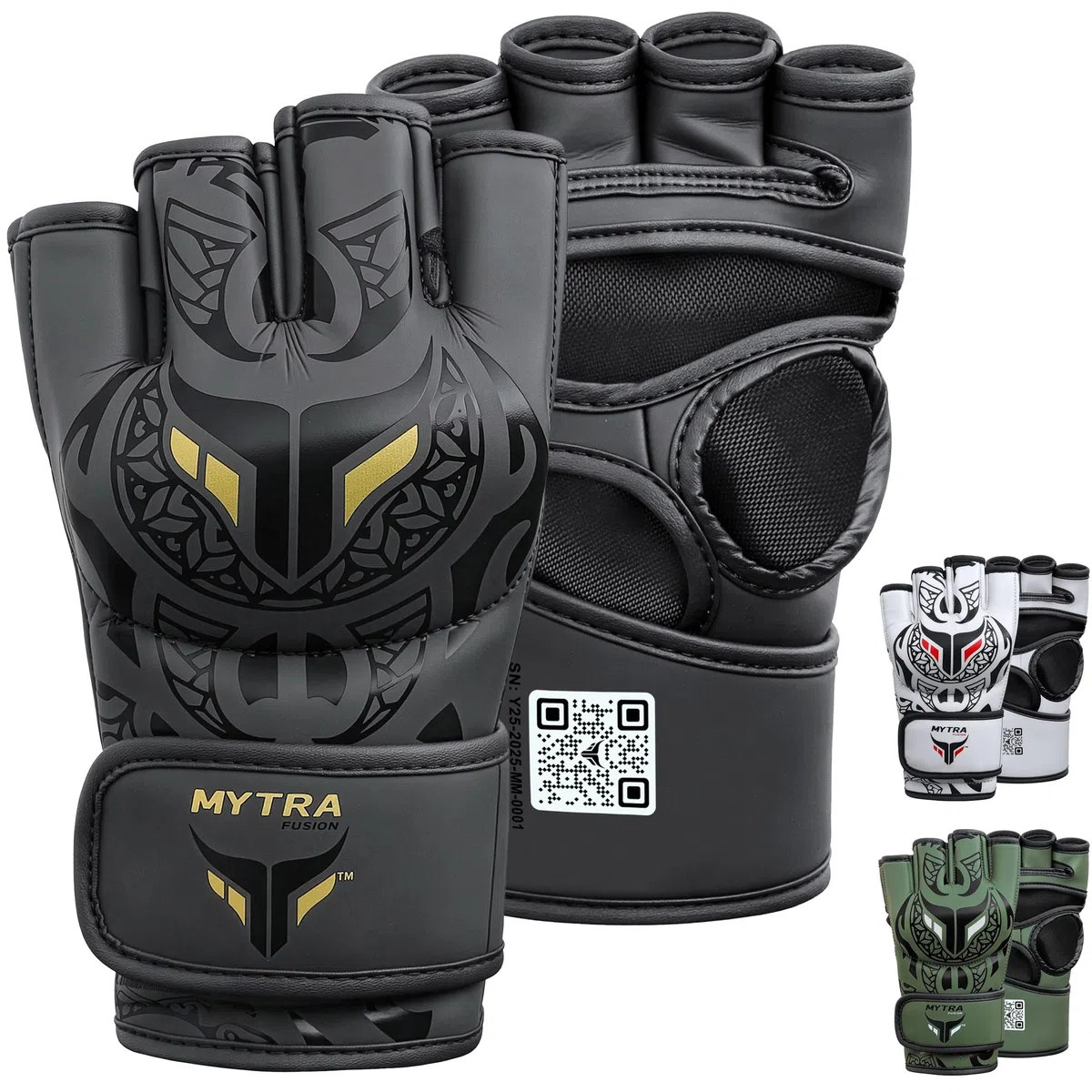 Gants MMA Hommes et Femmes — Conception de Paume Ouverte Respirante Gants Sparring MMA avec Support de Poignet pour Kickboxing, Muay Thai, Combat en Cage et Arts Martiaux