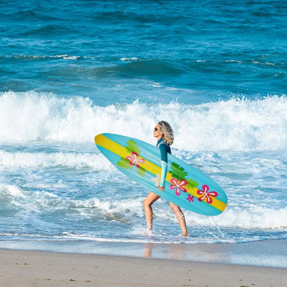 Planche Gonflable,Bodyboard Gonflable Portable Pliable,Planche de Surf pour Adultes Enfants,Planche de Natation Gonflable,pour Surf à la Plage,Piscine,Natation,Sports Nautiques
