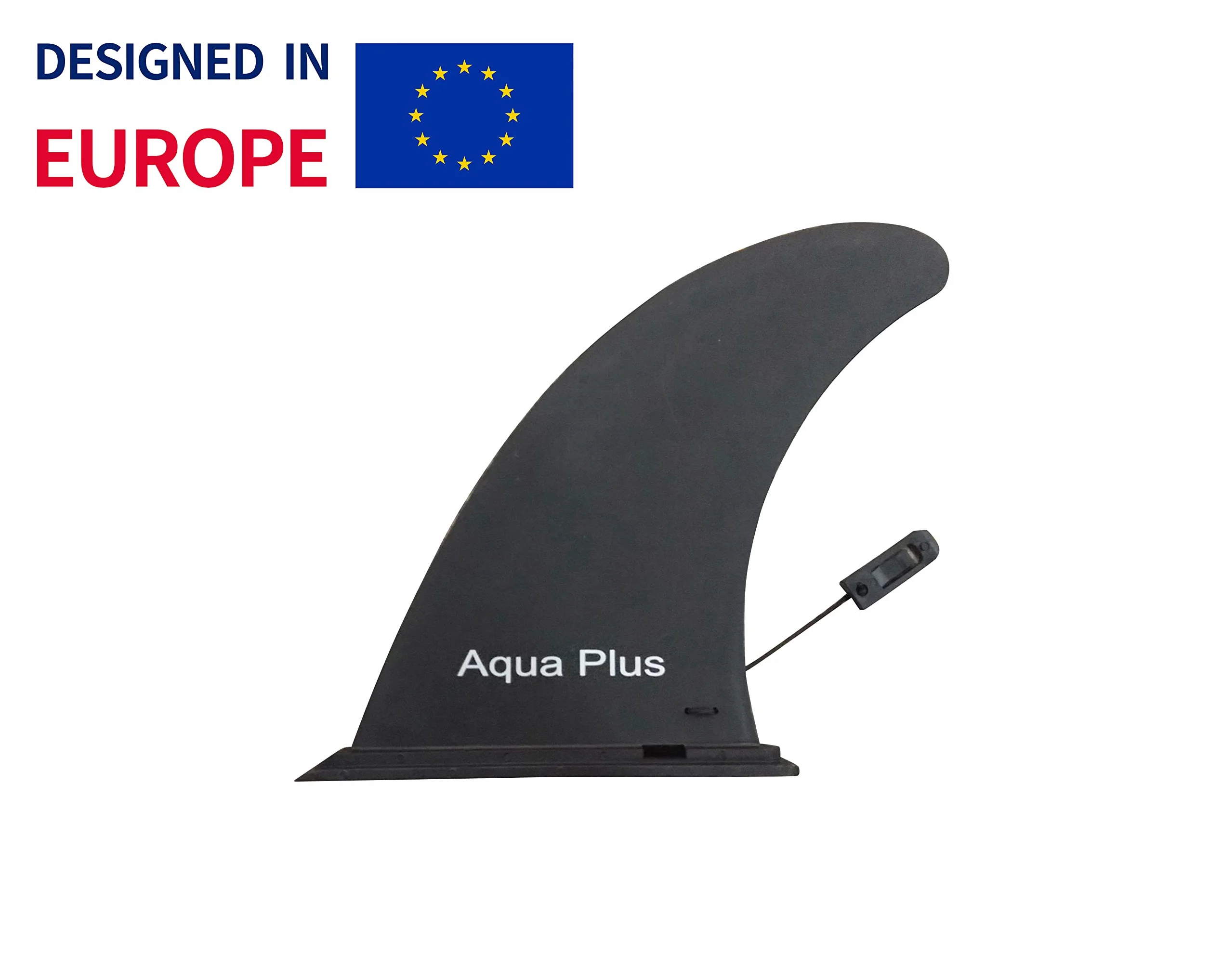 Aqua Plus Ensemble de Planche à pagaie Gonflable Sup Center Fpo Palmes (Noir, 9 Pouces)