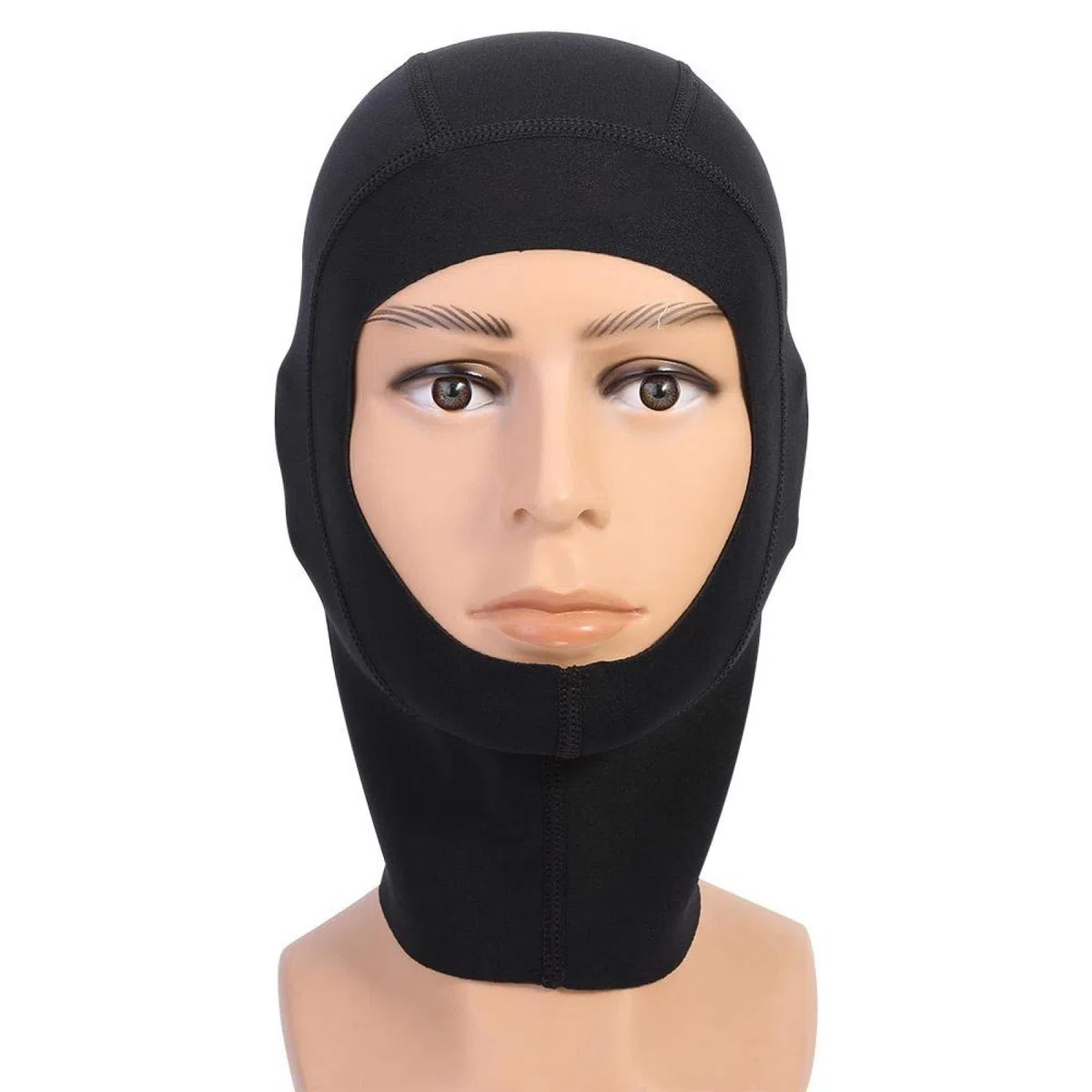 SUNGOOYUE Capuche de Combinaison de Plongée en Apnée 1mm/3mm, Capuche de Combinaison de Plongée en Néoprène Surf Divers Hat(XL-3 mm)