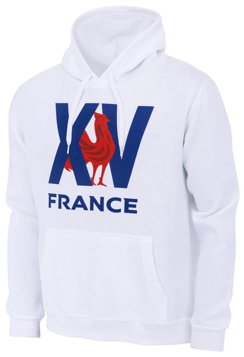Sweat Capuche de Rugby - Collection Officielle FFR - Equipe de France de Rugby