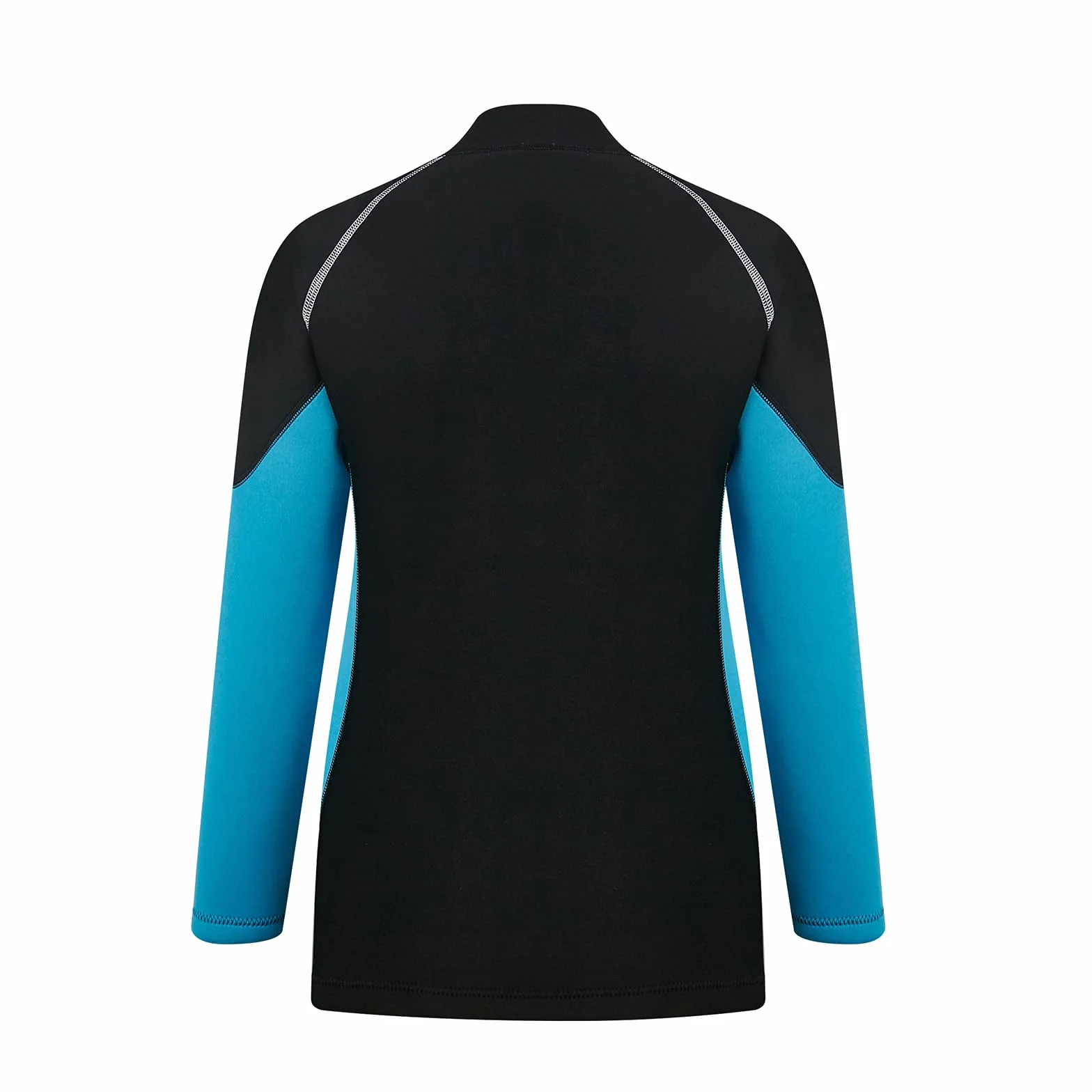 Veste de plongée pour homme et femme, en néoprène de 2 mm avec fermeture éclair sur le devant, manches longues, pour le surf, la natation, la plongée, haut de combinaison (M, femme)