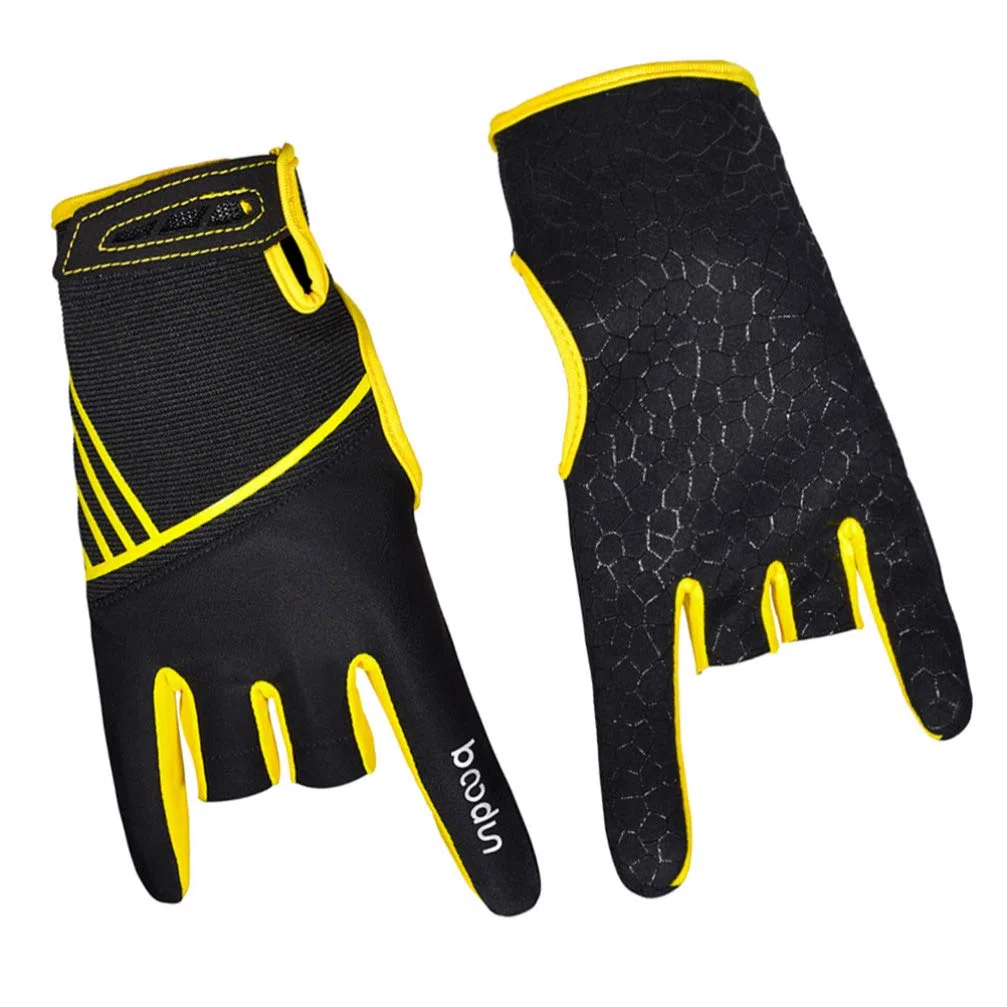 1 paire de gants de bowling pour main gauche et droite - Gants de bowling professionnels respirants et antidérapants - Accessoire pour joueurs - Taille S/M (jaune)