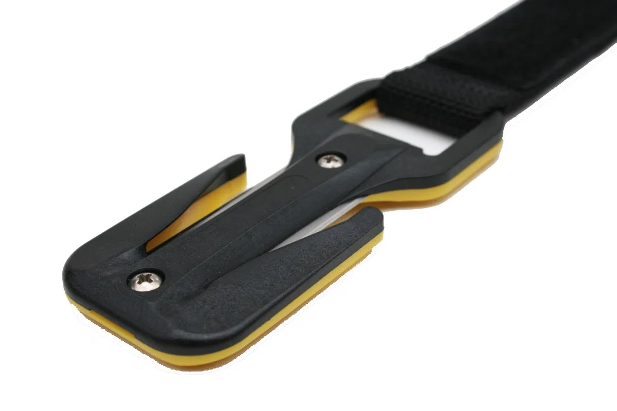 Trilobite Webbing and Line Knife-Belt Mounted-Yellow-Ships from the UK