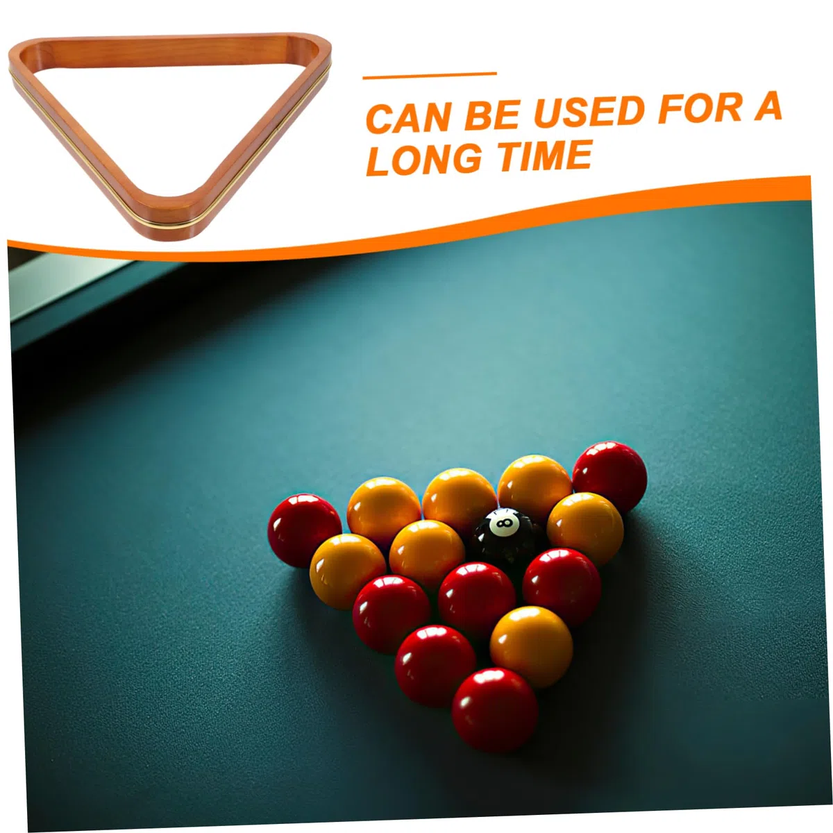 Support De Boules De Billard Bois Trépied Triangle Cadre Billiard Et Léger pour Table De Billard Accessoire De Billard