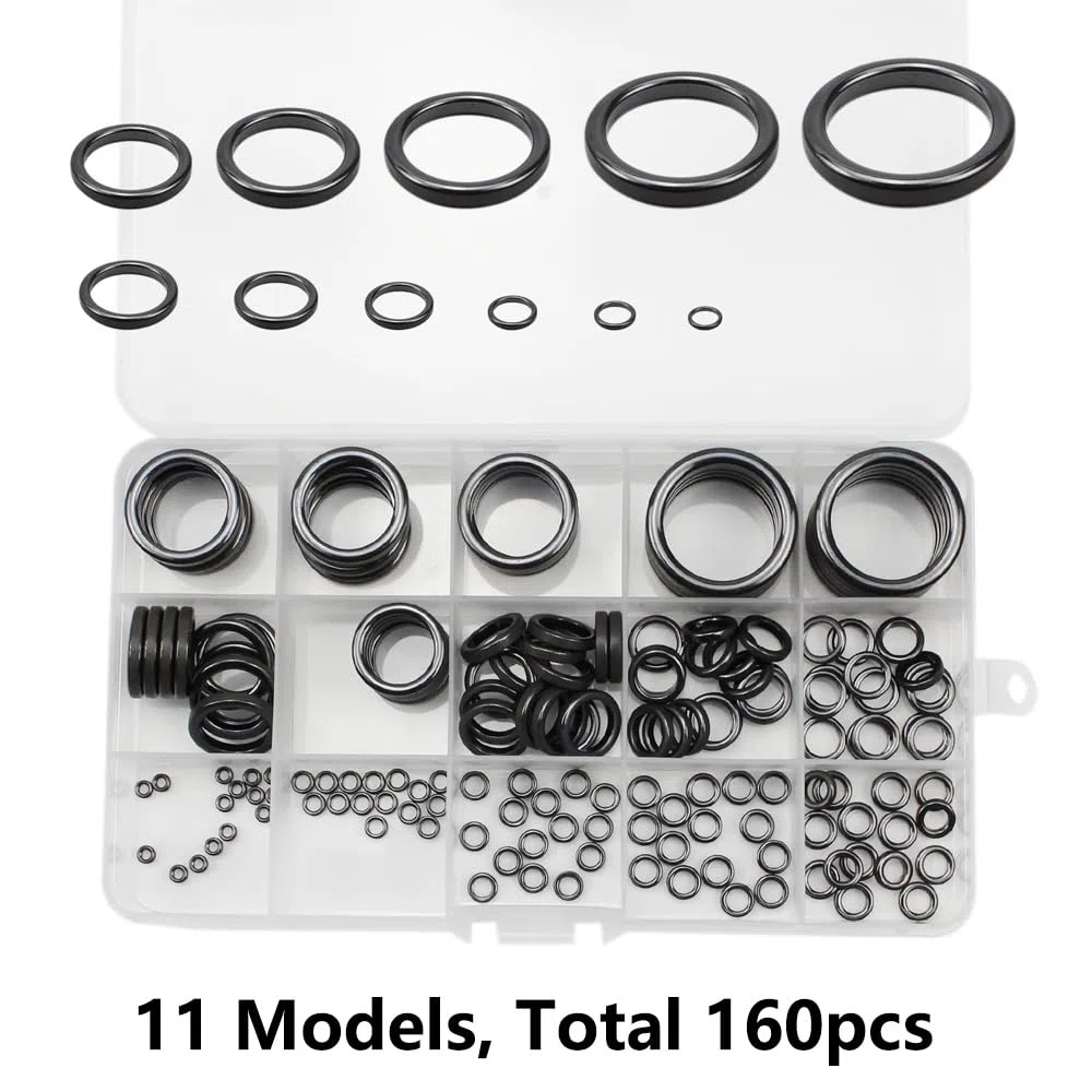 Lot de 160 anneaux de guidage en céramique pour canne à pêche, 11 tailles, accessoires de réparation de canne à pêche 4#-30#