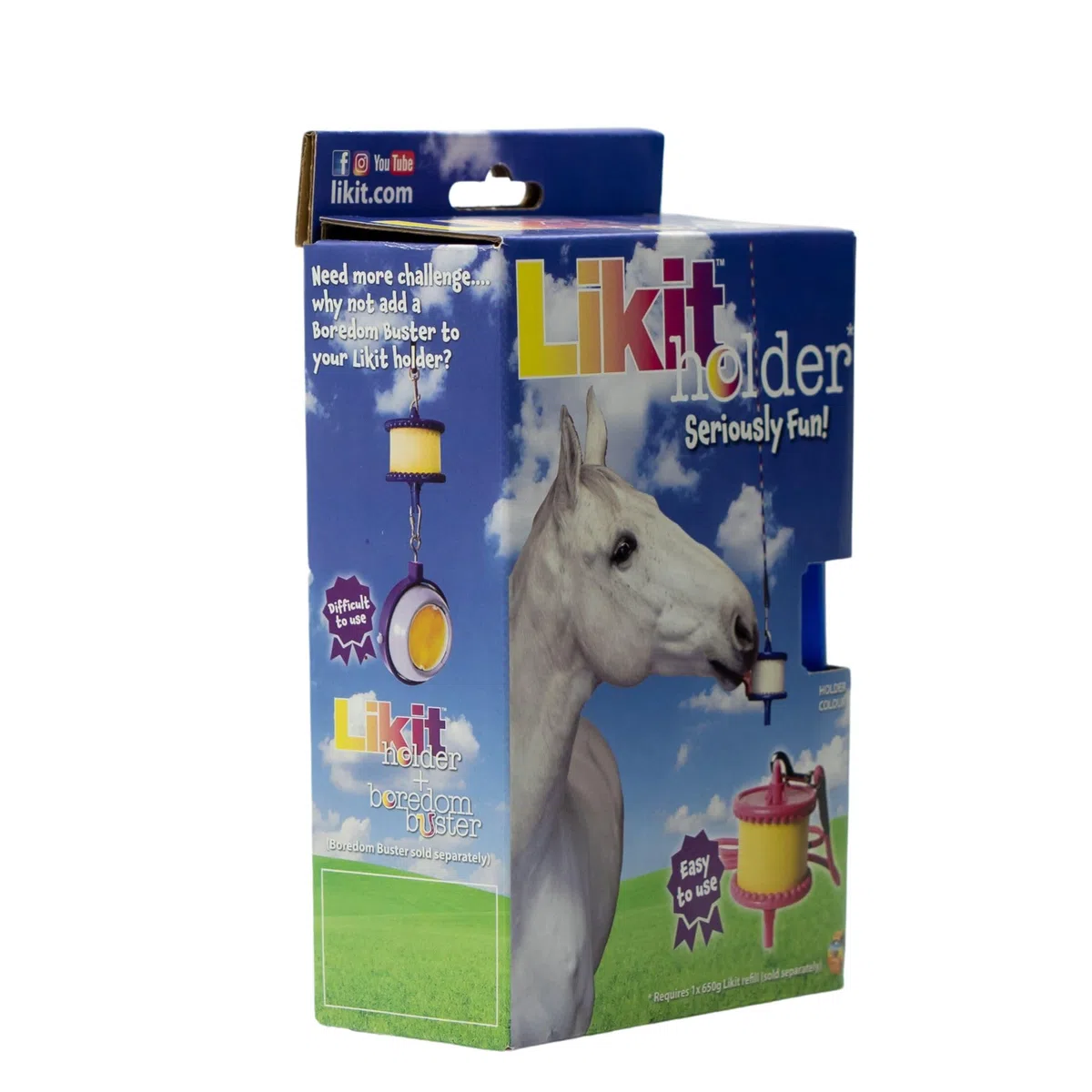 Likit Support Jouet pour Chevaux, Aqua