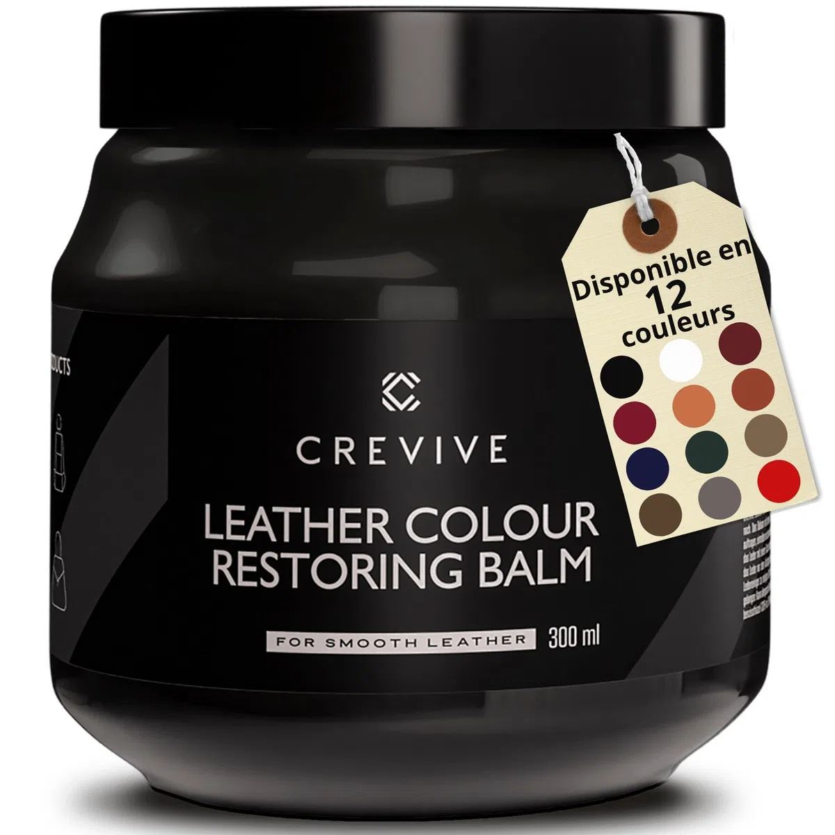Kit de réparation en cuir Noir 300 ml - Entretien du cuir Voiture - Réparation du cuir Canapé - Réparation de siège auto