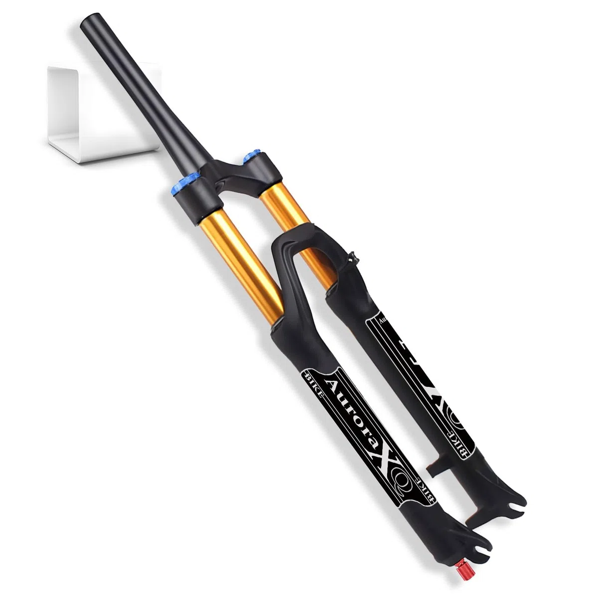 AuroraXQ Fourche Avant de VTT 26/27,5/29 Pouces, Droite/Conique Freins à Disque Alliage de Magnésium Voyage 140mm QR 9mm Fourche Vélo Suspension