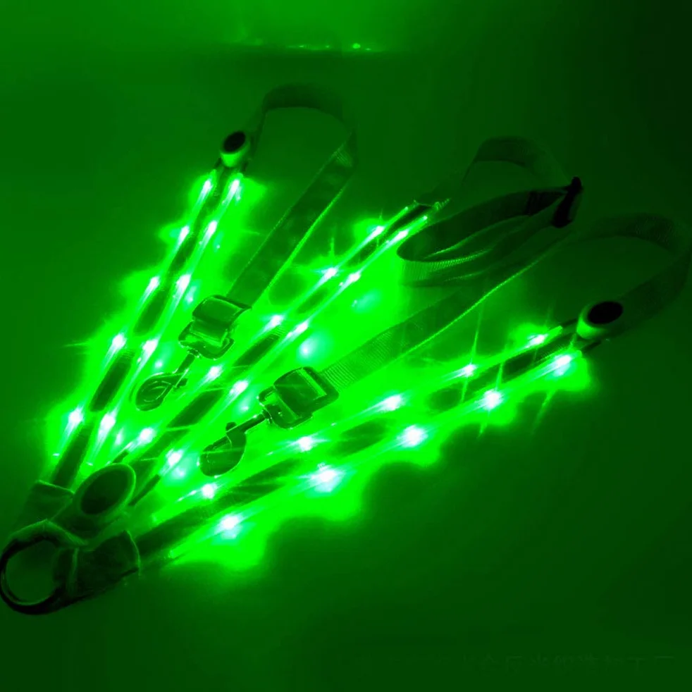 Mify Collier de Plastron LED Haute visibilité pour Cheval Équitation Nocturne Équipement de sécurité réglable