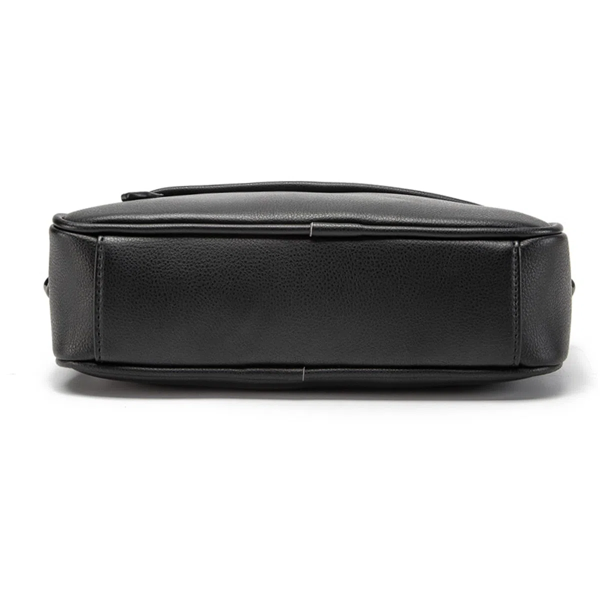 Sac à Bandoulière en Cuir PU Simple et Noir, Sac à Bandoulière avec Plusieurs Poches, Sac de Voyage étanche Adapté au Transport des Nécessités Quotidiennes, Cadeaux pour(Sac en bandoulière)