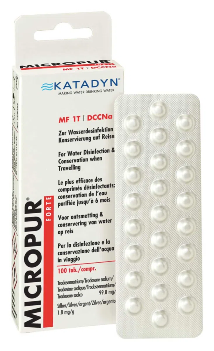 Katadyn Micropur Forte MF 1T Comprimés pour désinfecter et conserver l'eau portable