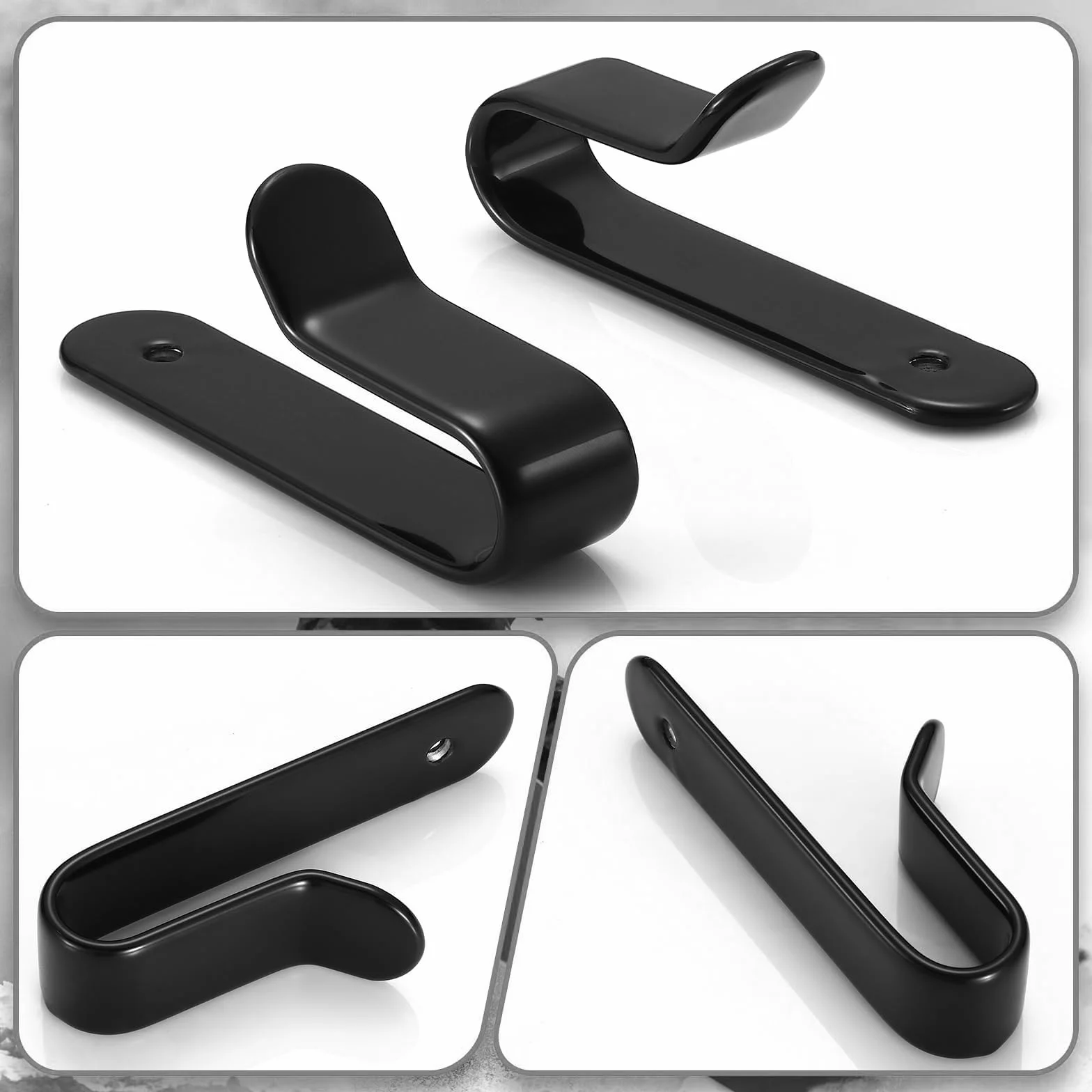 Lot de 2 Clips de Fixation Murale horizontaux pour Snowboard, Support Mural pour Snowboard, Support Mural, Affichage de Snowboard pour la Maison et Le Garage, y Compris