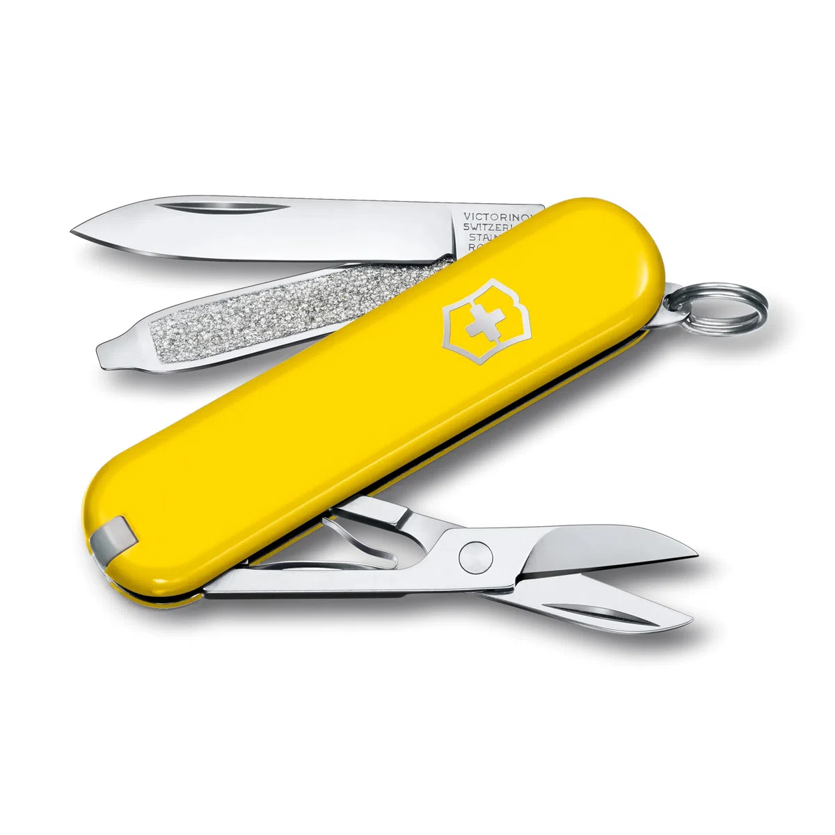 Victorinox, Classic SD, Couteau de Poche Suisse, Multifonction, Léger, 7 Fonctions, Petite Lame, Lime à Ongles, Tournevis 2,5 mm