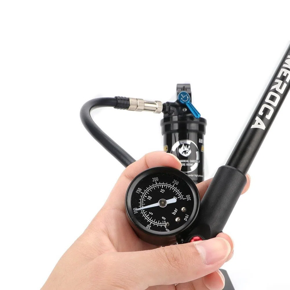 Pompe à chocs pour vélo, pompe à fourche avant haute pression, pompe à fourche avant de 300 psi, pompe pour VTT, amortisseur