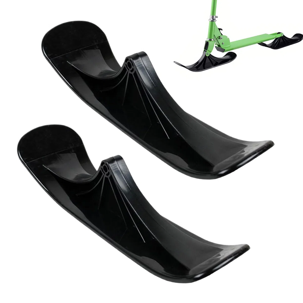 Kit De Conversion De Luge - 1 Paire Accessoire Pour Sports D'Hiver | Accessoire Pour Scooter Des Neiges, Luge Et Ski - Utilisable Sur , Routes En Gravier Irrégulières, Parc, Plage, Aventure En