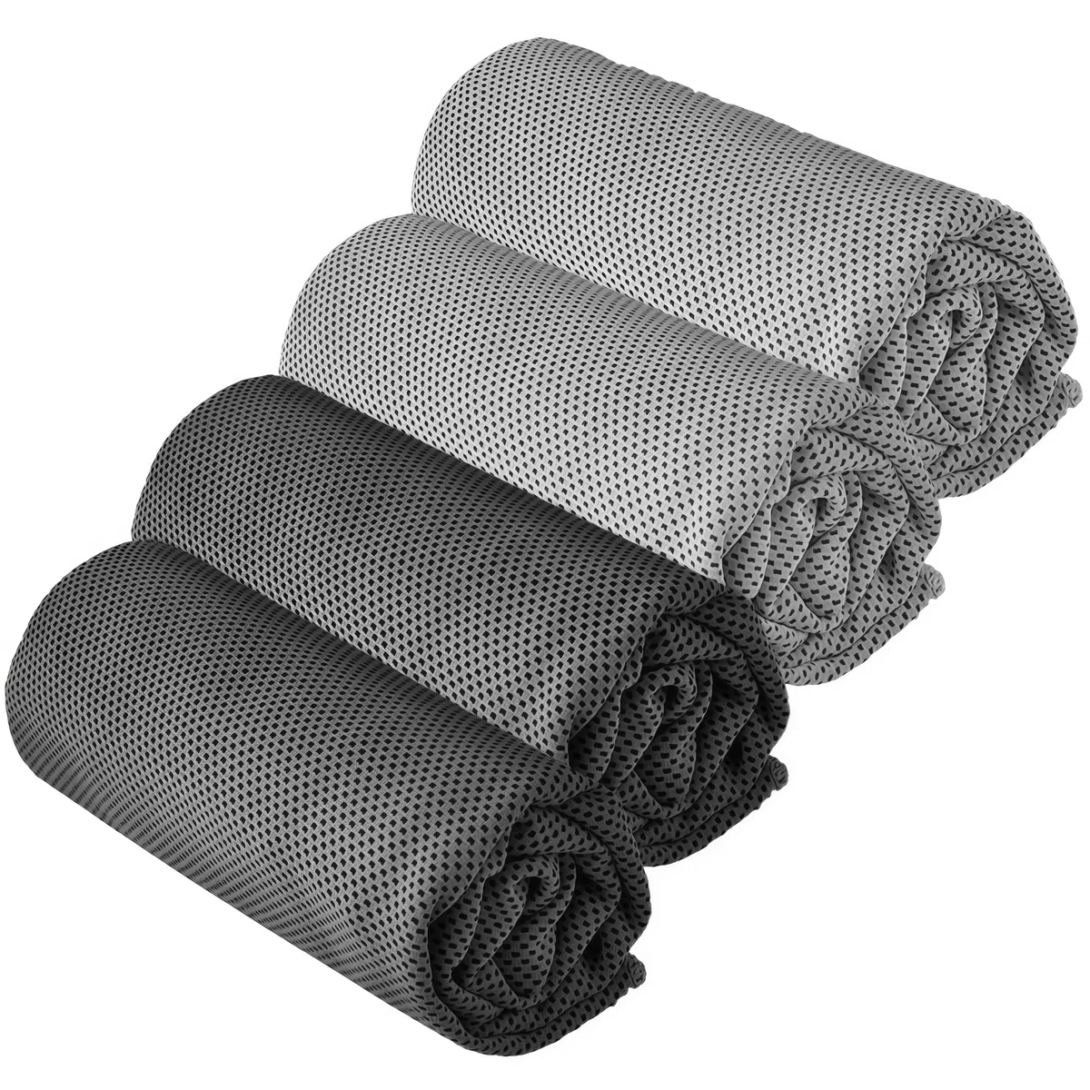 YQXCC 4 Serviette de Refroidissement en Microfibre 120 x 30 cm pour Un soulagement instantané de Refroidissement, Serviette Froide
