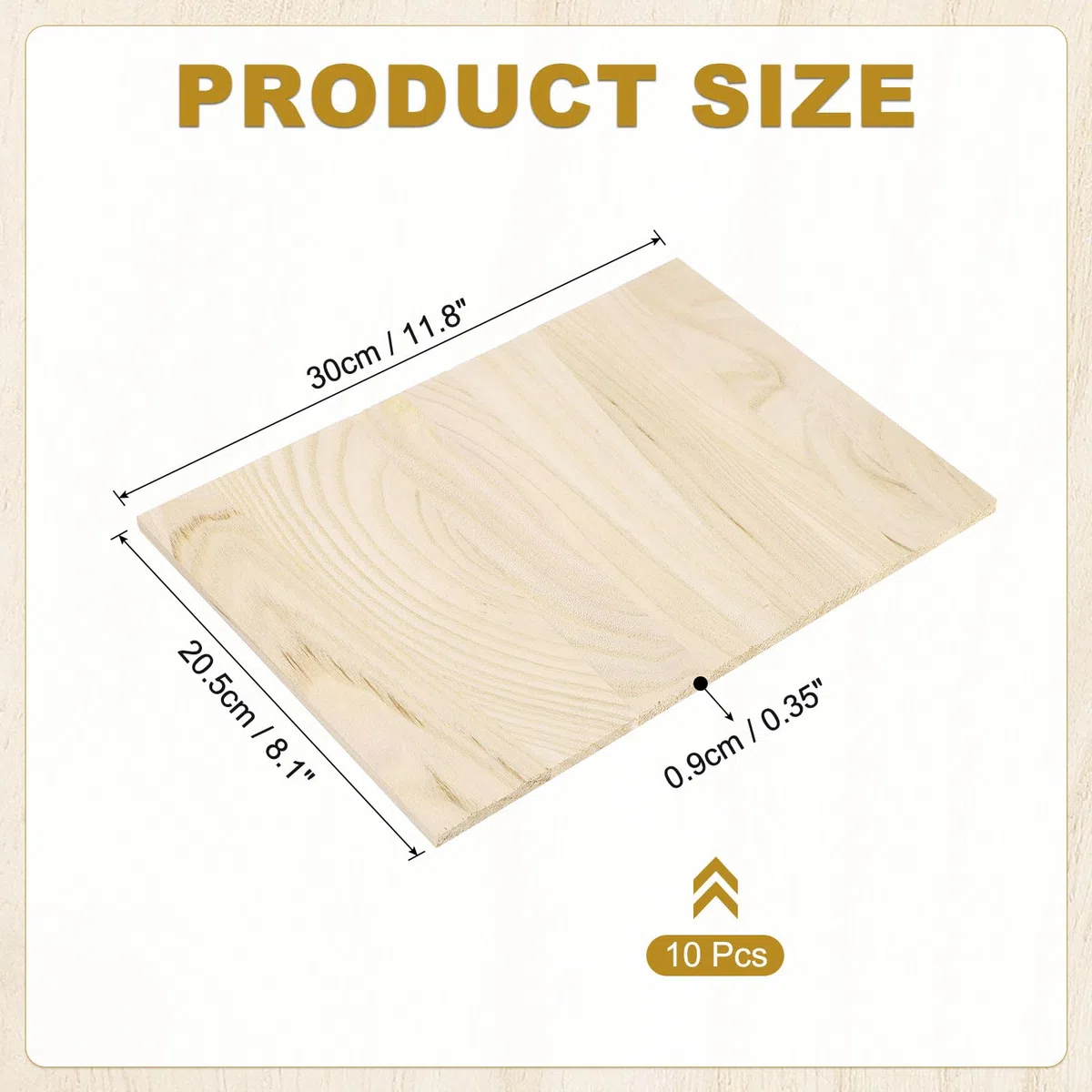 PATIKIL Planche de rupture en bois, planche d'arts martiaux de karaté, accessoire d'entraînement pour le taekwondo pour adulte, la pratique du karaté