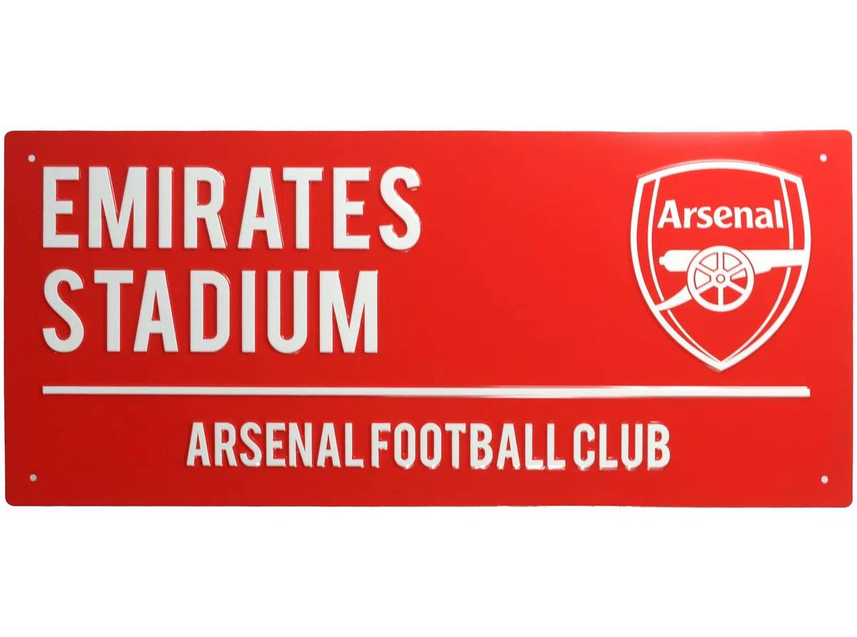 Arsenal Metal Street Sign Dark - One Size