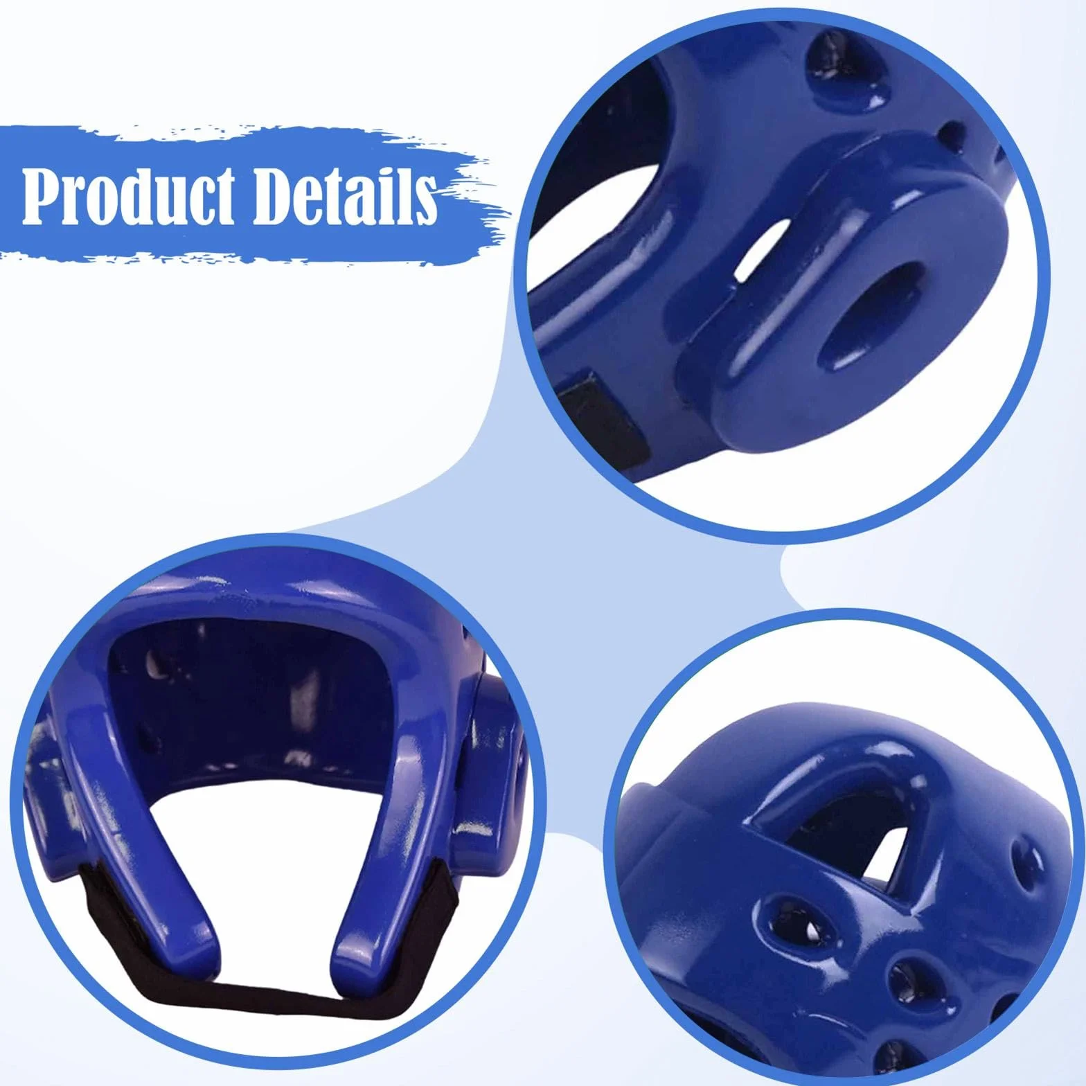 Perfeclan Casque de Taekwondo pour Enfants, Casque de Karaté, Protège-Tête Sports de Combat Polyvalent et Confortable, Structure Aérée, Équipement de Kickboxing pour Entraînement, Grappling